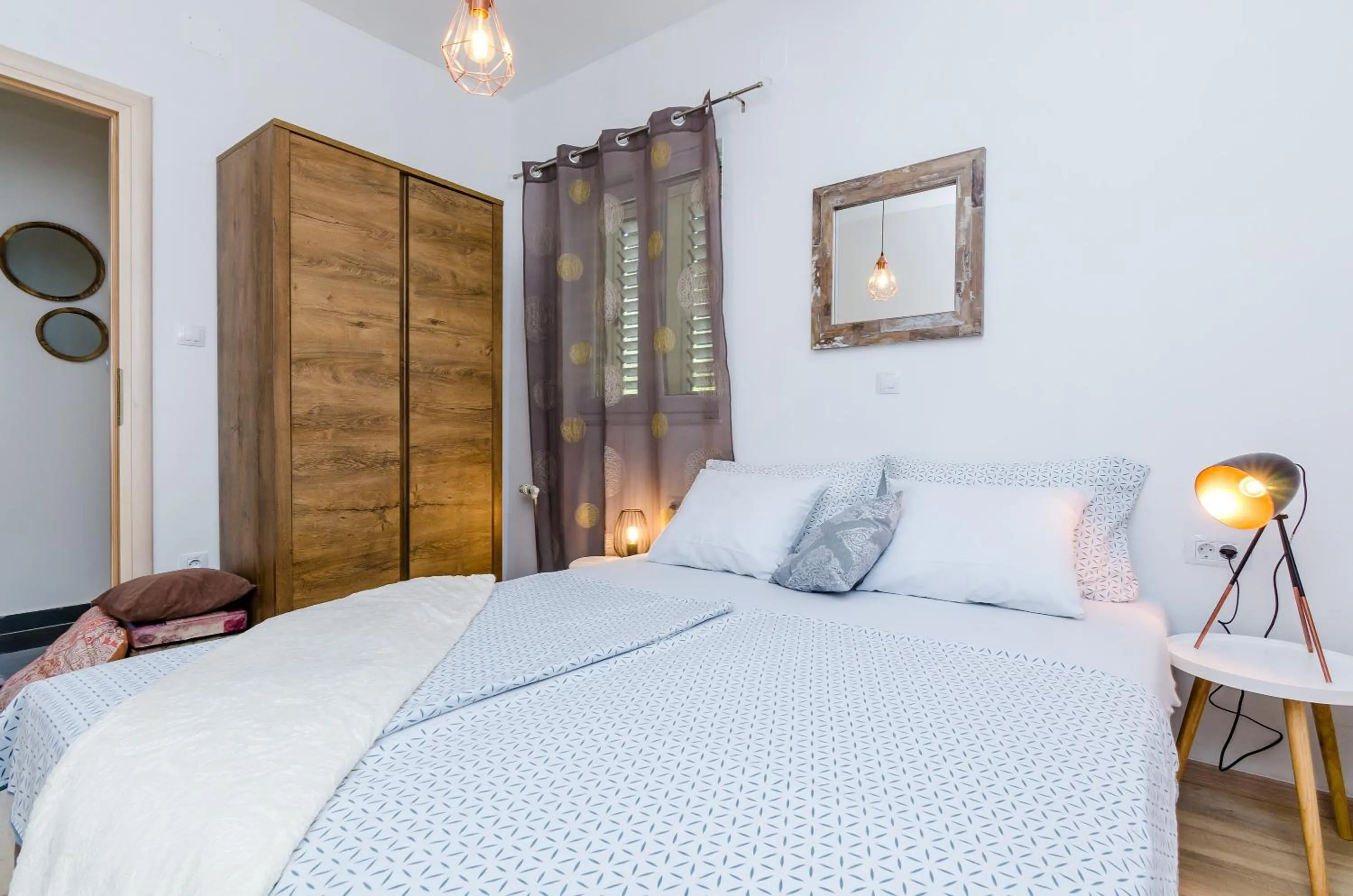 Bedroom, Bed in Apartments Bell Memories