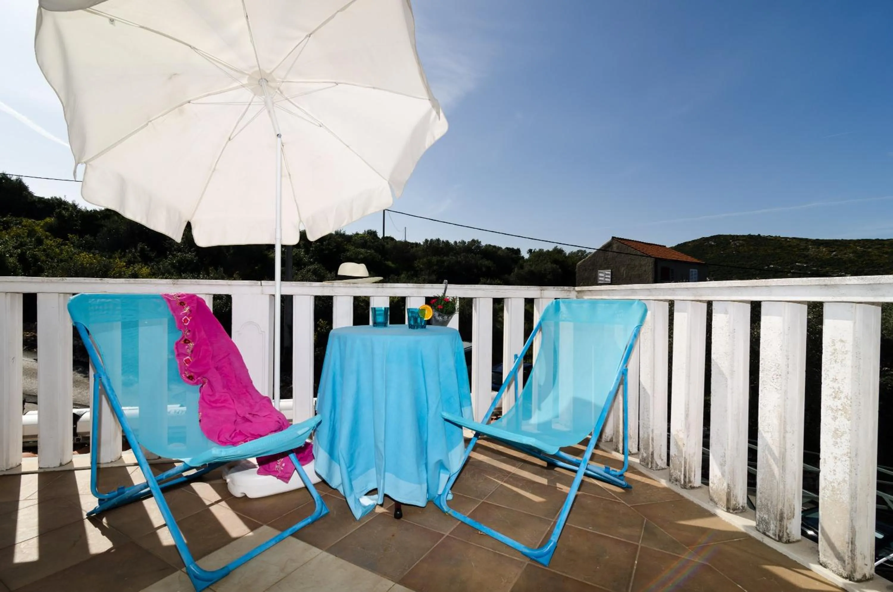 Balcony/Terrace in Apartments Bell Memories