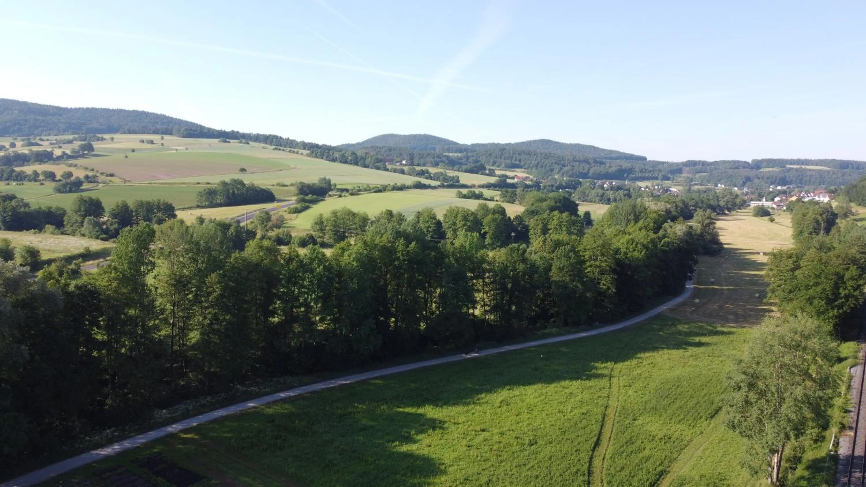 Natural landscape in Hofgut Langenborn Wohnen auf Zeit möblierte Apartments Aschaffenburg Alzenau Frankfurt