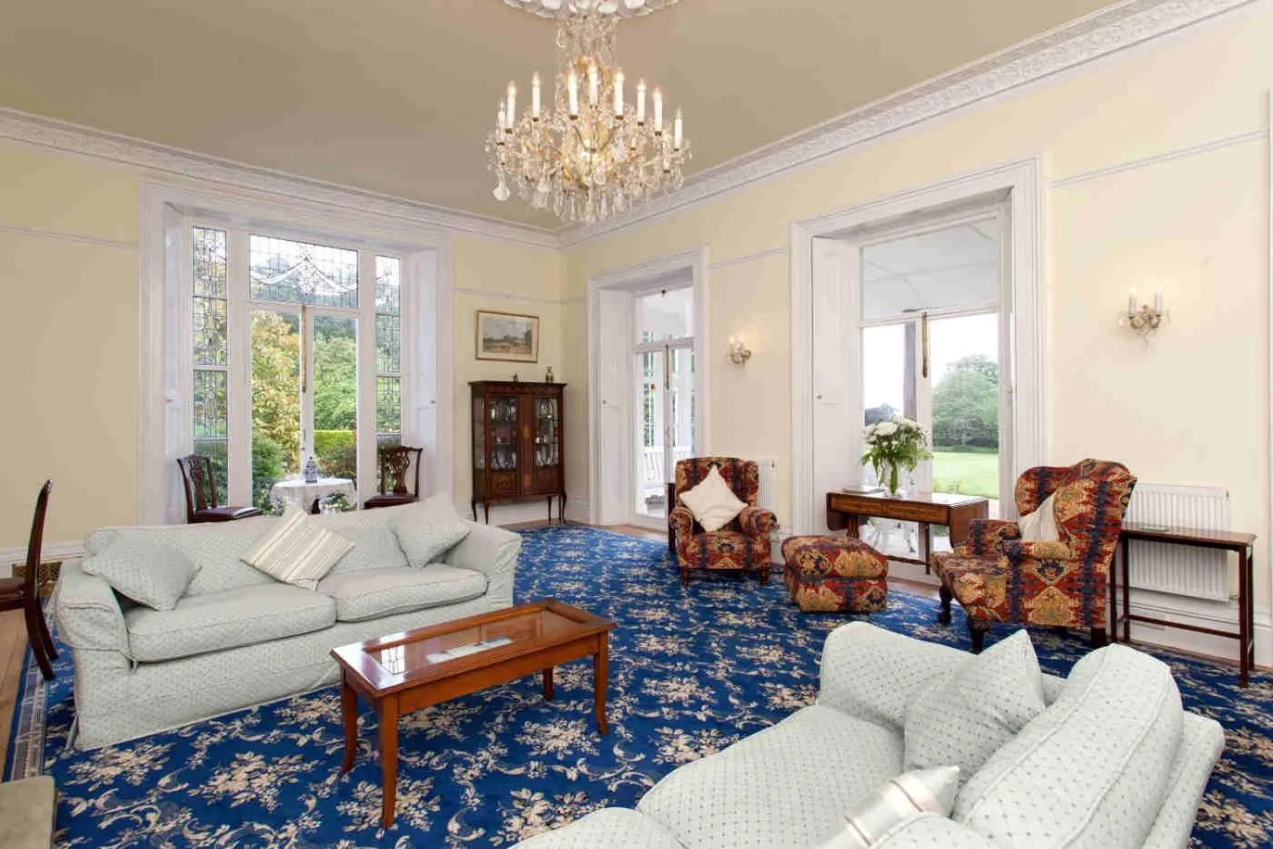 Living room in Hollybank House