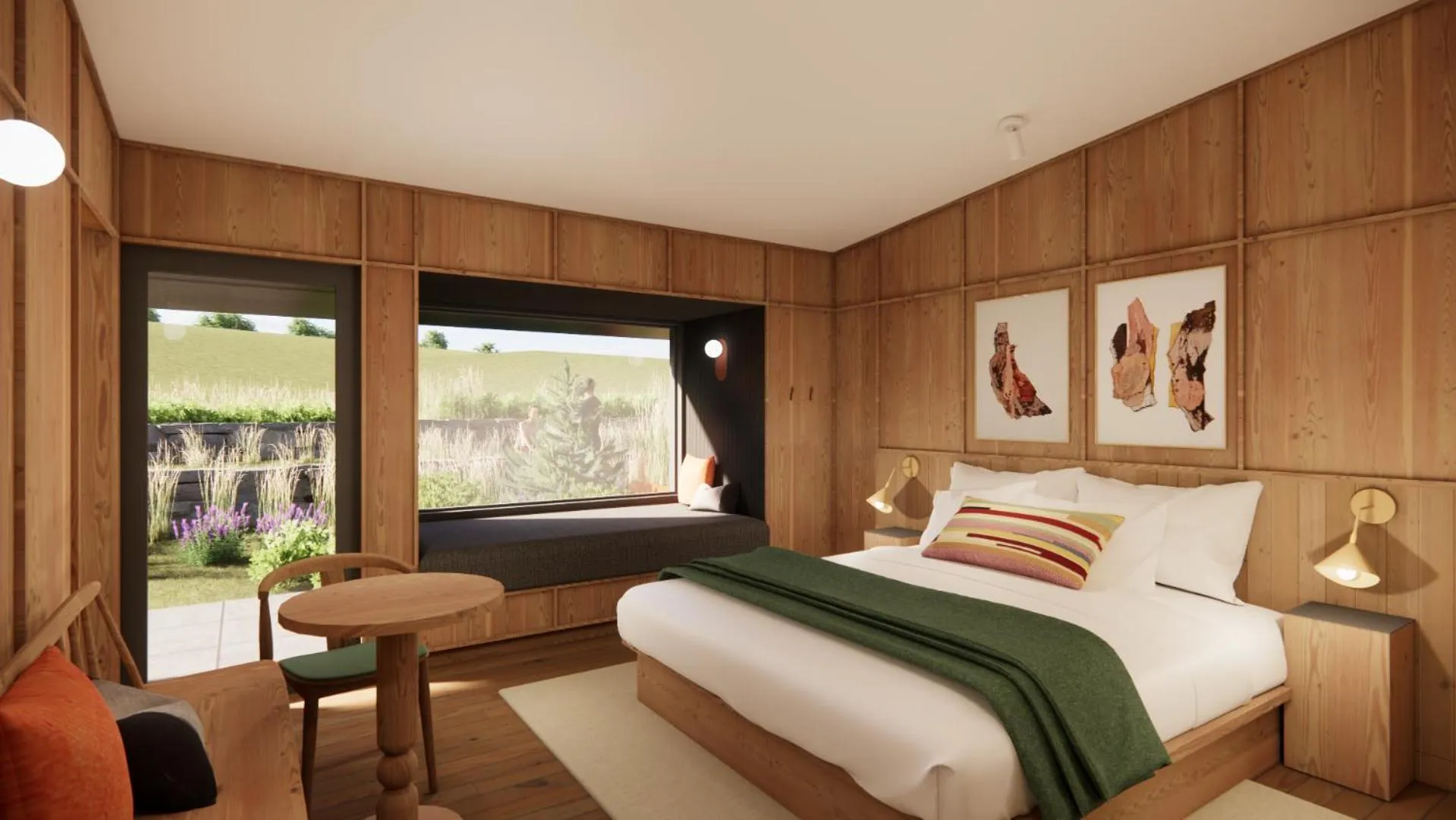 Bedroom, Bed in Beatnik Hotel