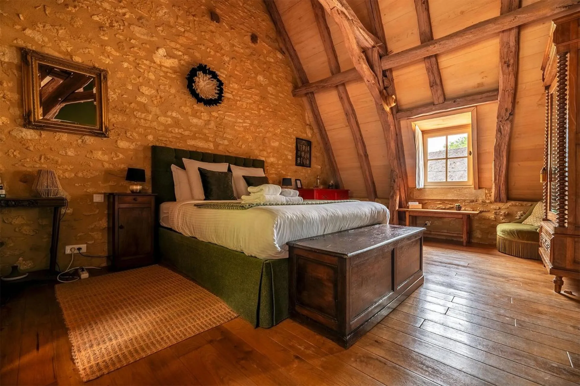 Bedroom, Bed in La Tour de Cause