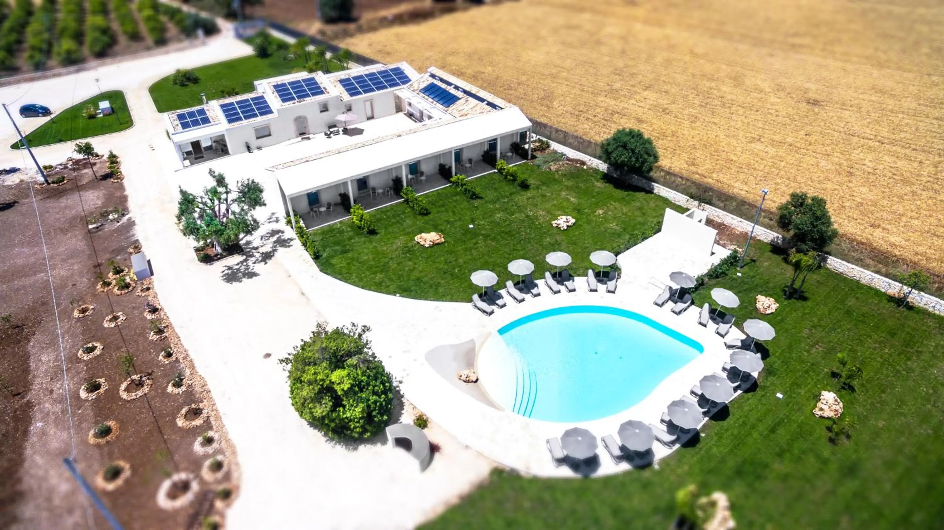 Bird's eye view in Addauro Resort