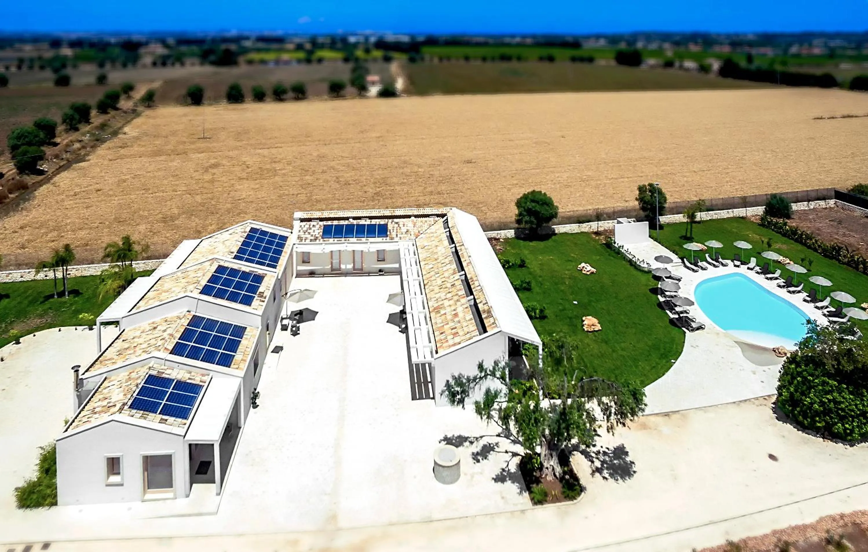 Bird's eye view in Addauro Resort