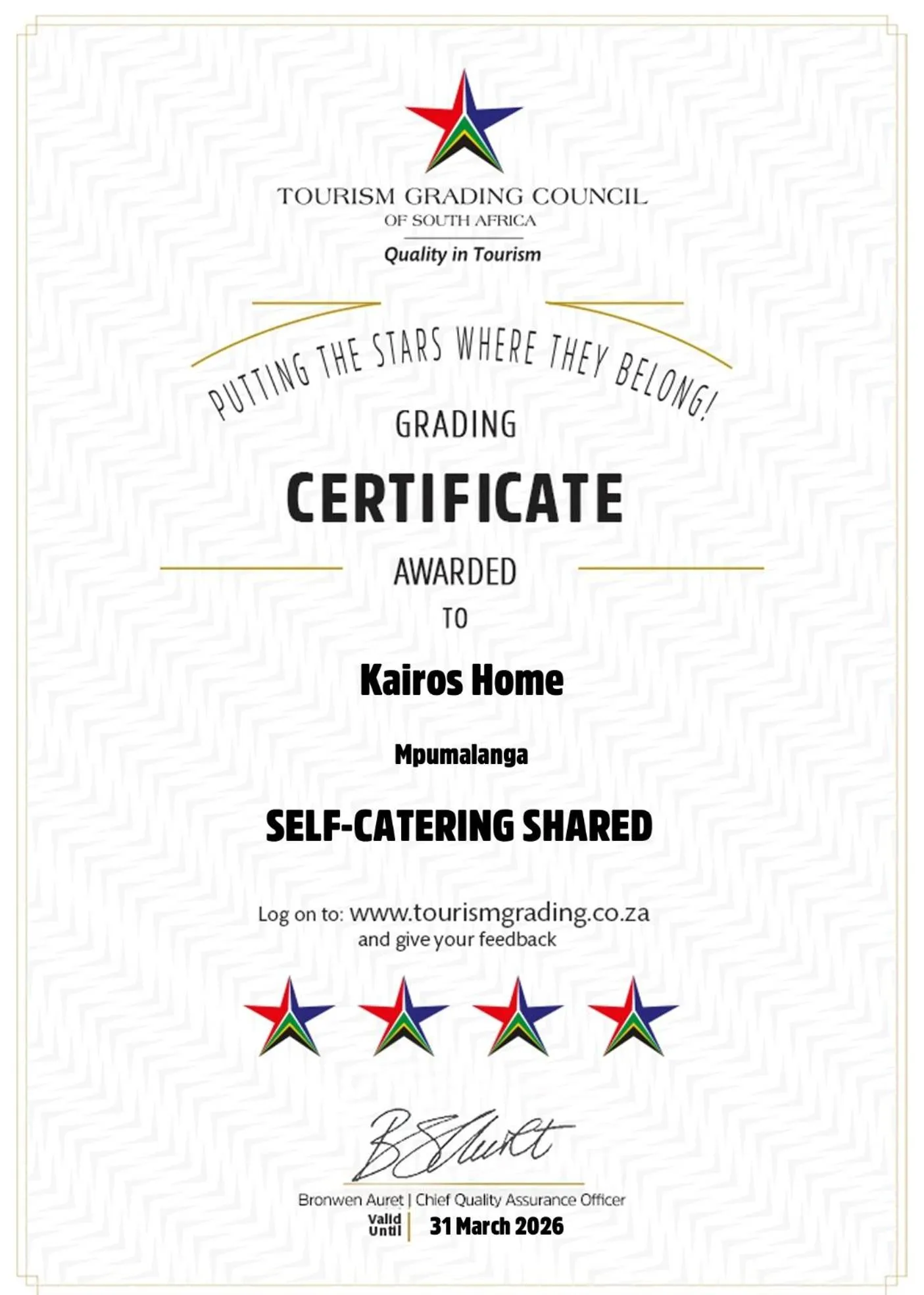 Property logo or sign in Kairos Home