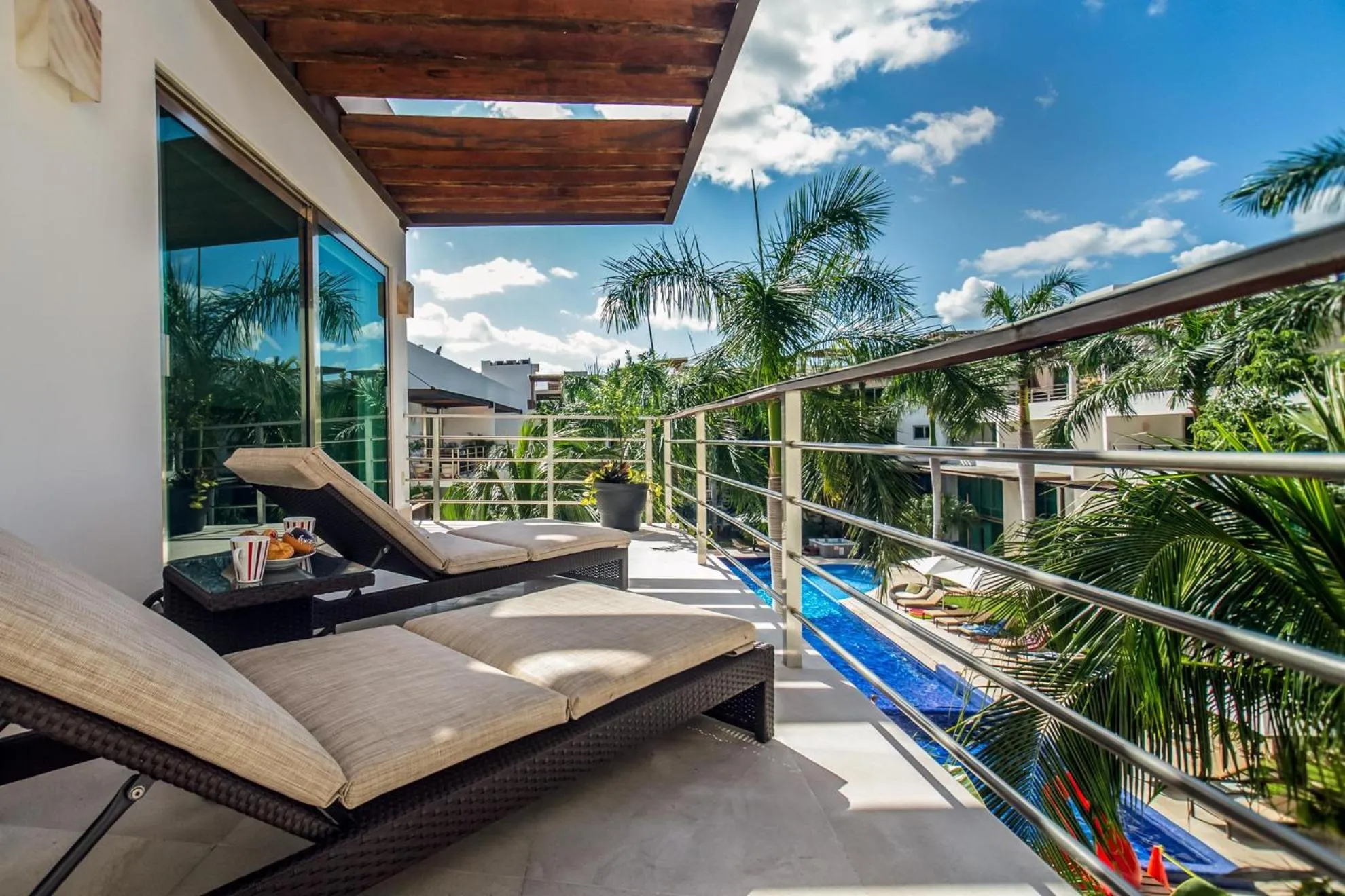 Balcony/Terrace in Luxurious & Central Condo In Playa Steps From The Beach