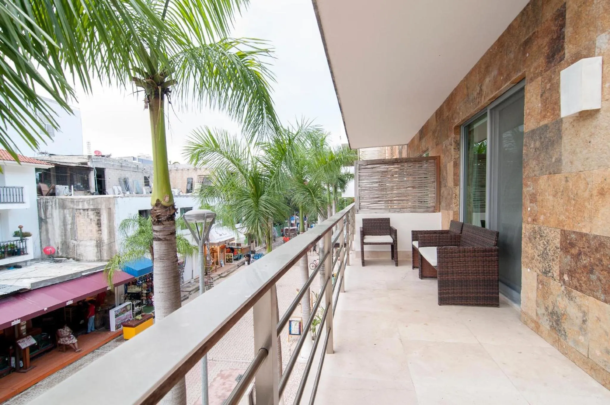 Balcony/Terrace in Luxurious & Central Condo In Playa Steps From The Beach