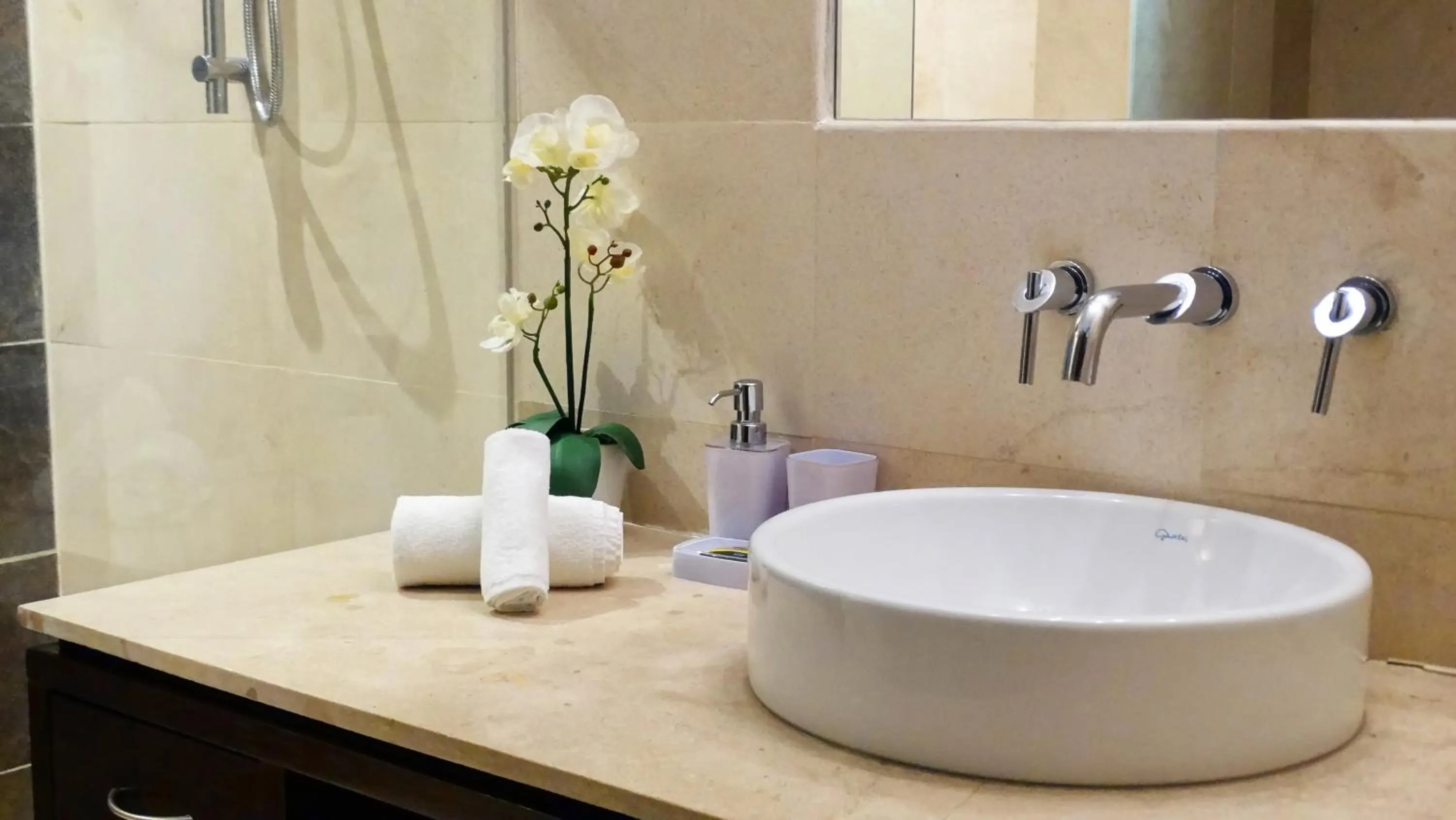 Bathroom in Luxurious & Central Condo In Playa Steps From The Beach