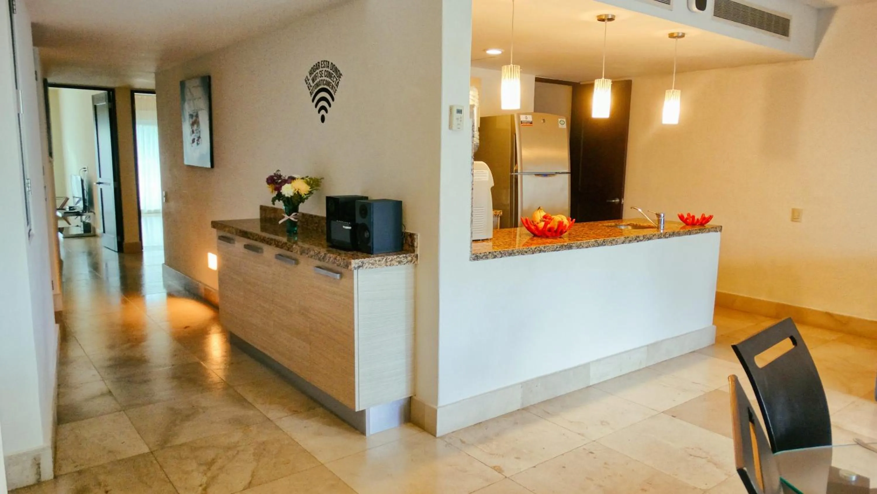 Kitchen or kitchenette in Luxurious & Central Condo In Playa Steps From The Beach