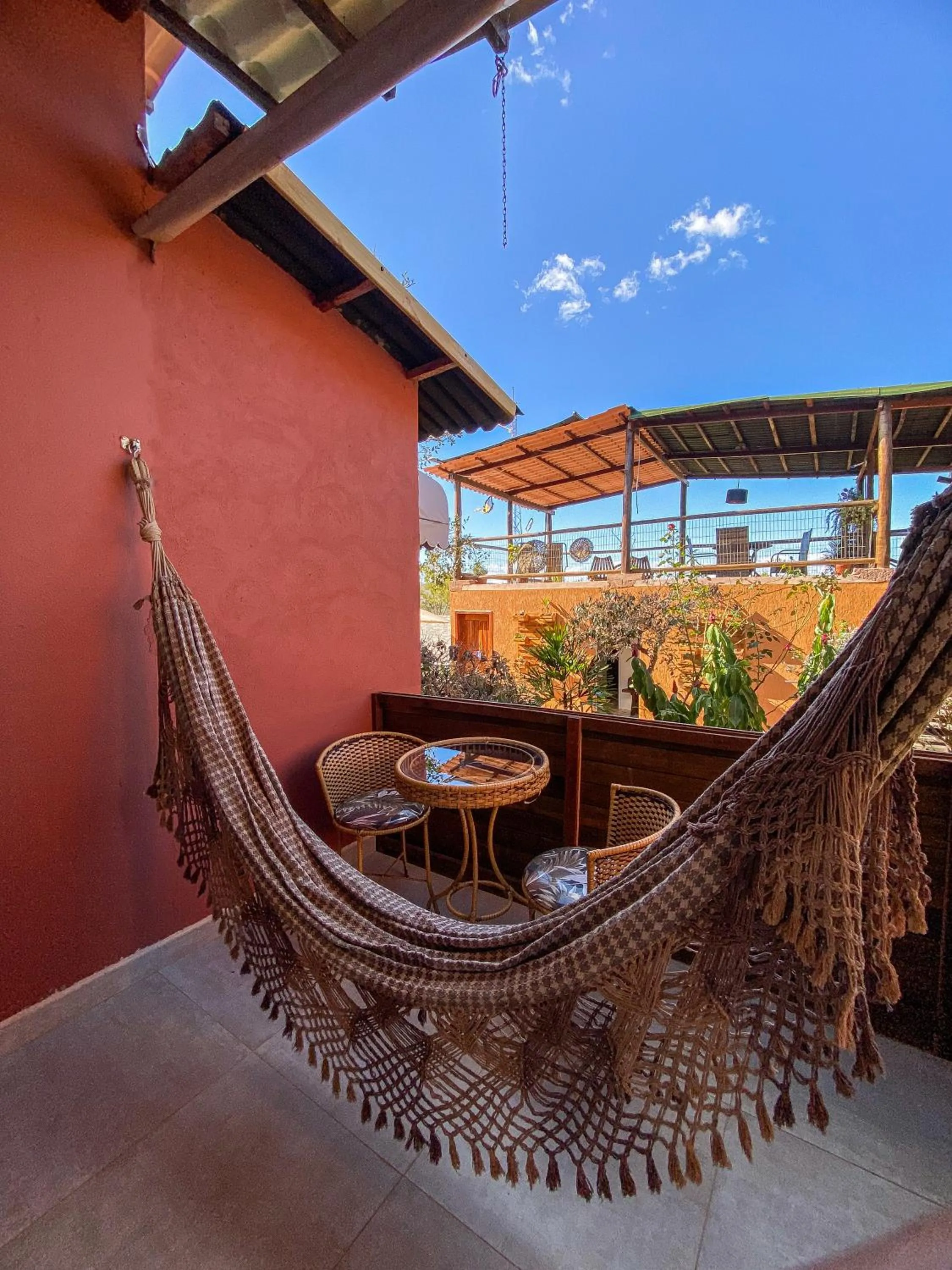 Patio in Chalés Alto Da Estância