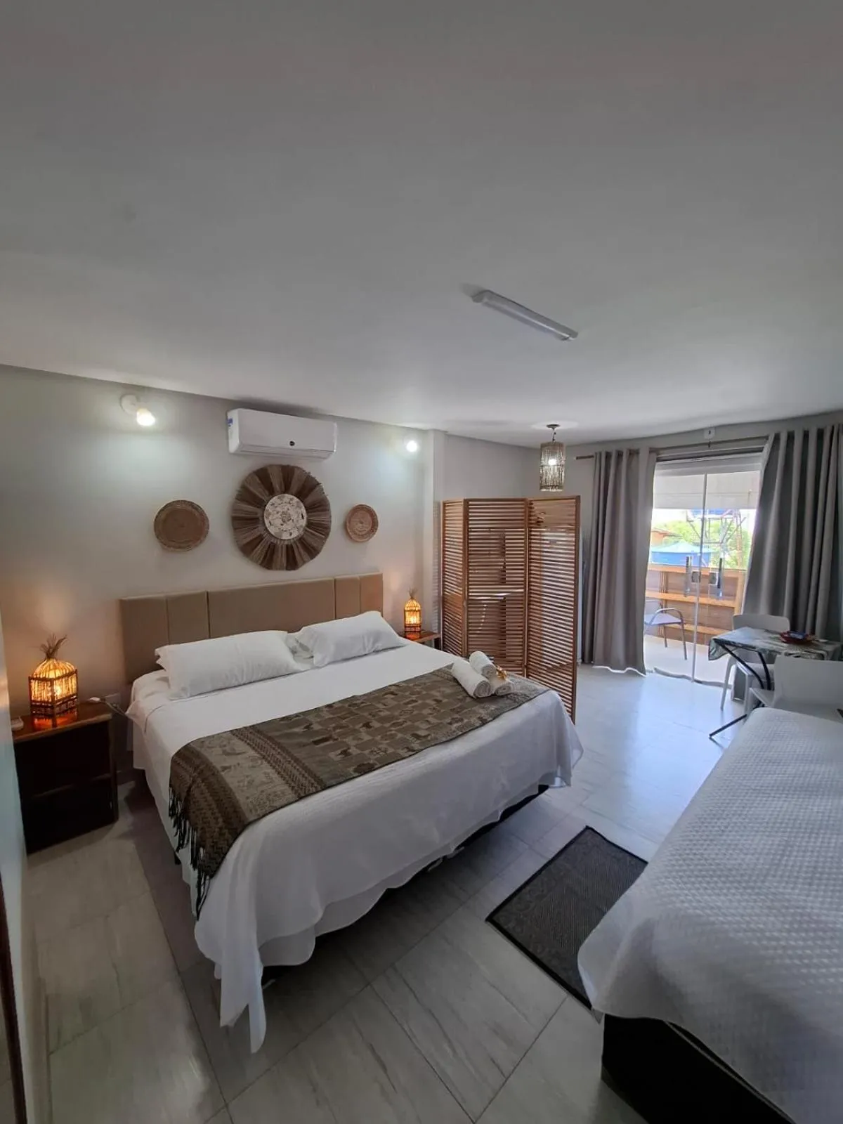 Bed in Chalés Alto Da Estância