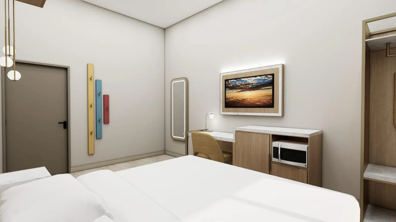 Bed in The Vibes Hotel, Trademark Collection by Wyndham