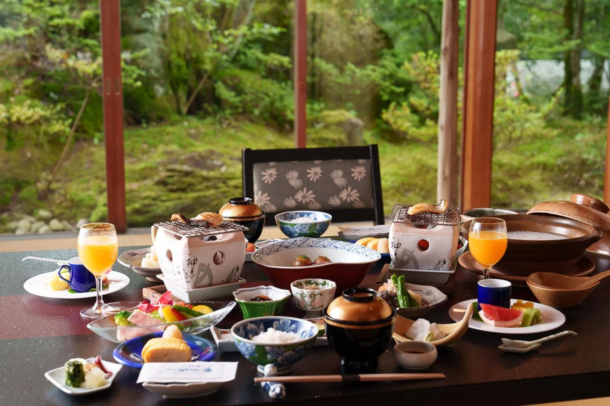 Breakfast in UNZEN HANZUIRYO by Onko Chishin
