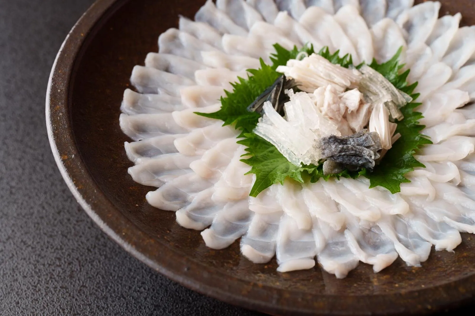 Food close-up in UNZEN HANZUIRYO by Onko Chishin