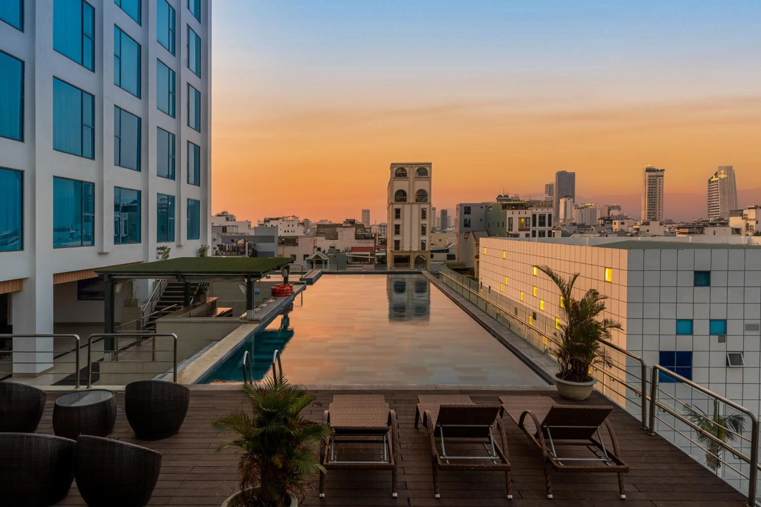Swimming pool in Royal Lotus Hotel Danang