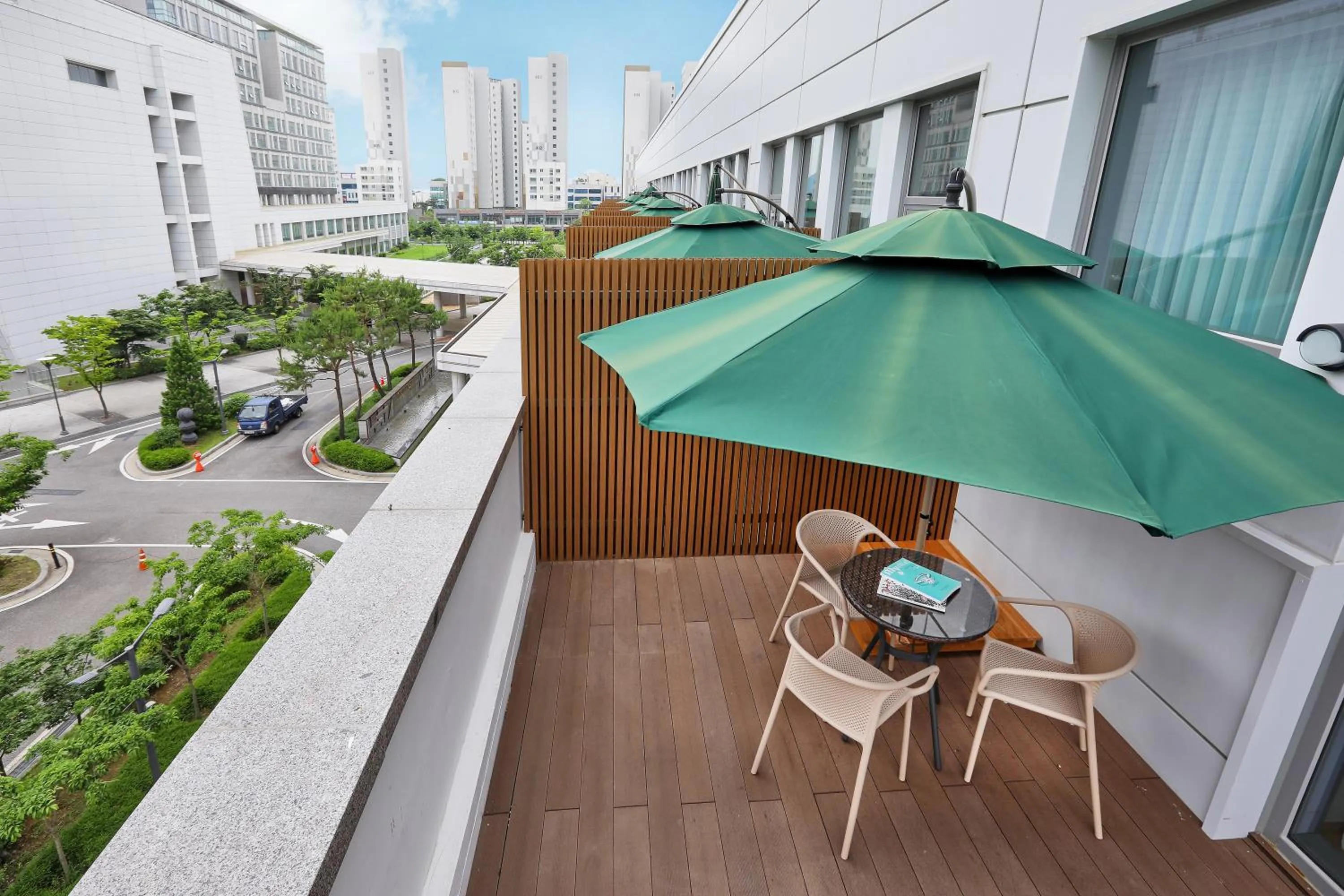 Balcony/Terrace in Wirye Militopia Hotel By Marine
