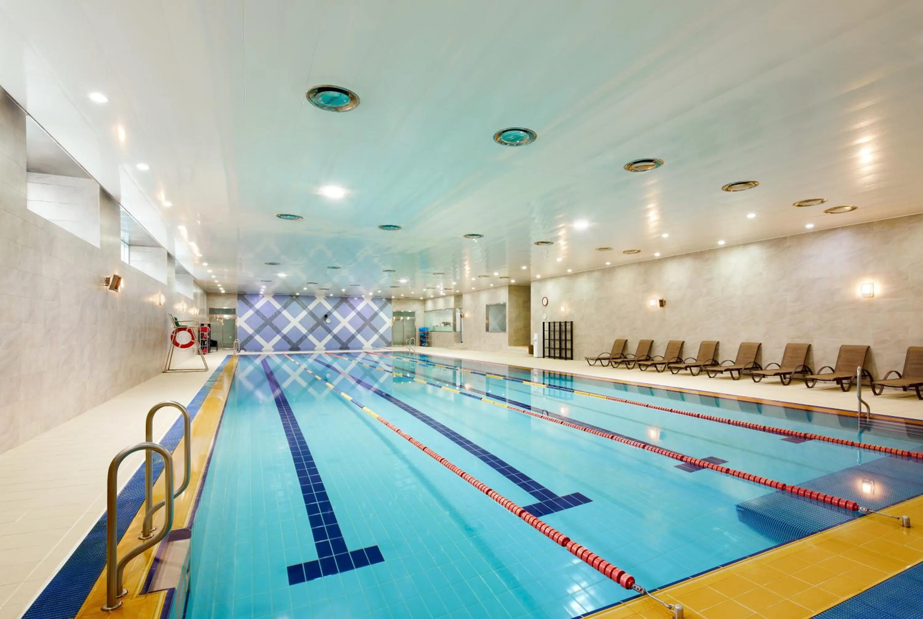 Swimming pool in Wirye Militopia Hotel By Marine