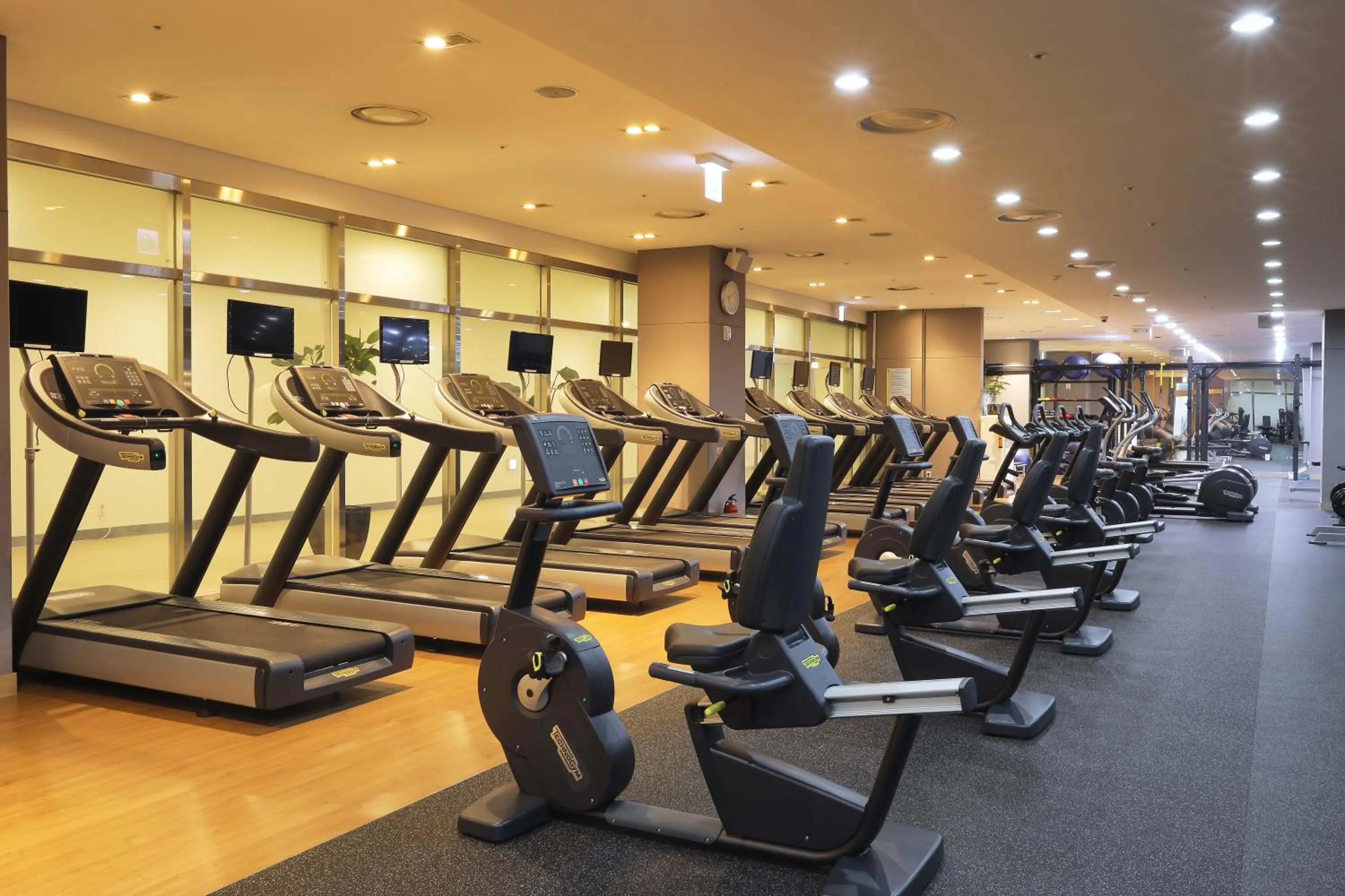 Fitness centre/facilities in Wirye Militopia Hotel By Marine
