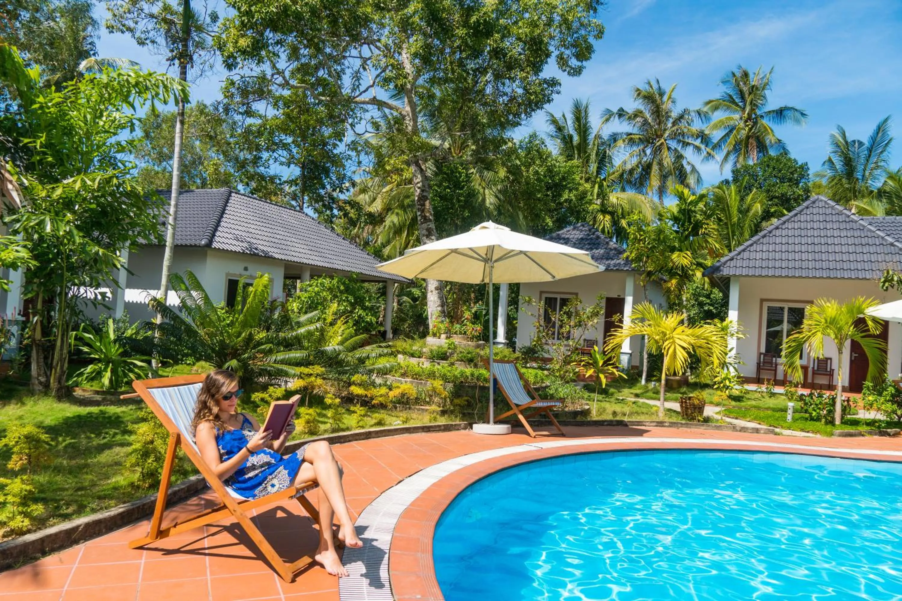 Pool view in Long Mountain Resort