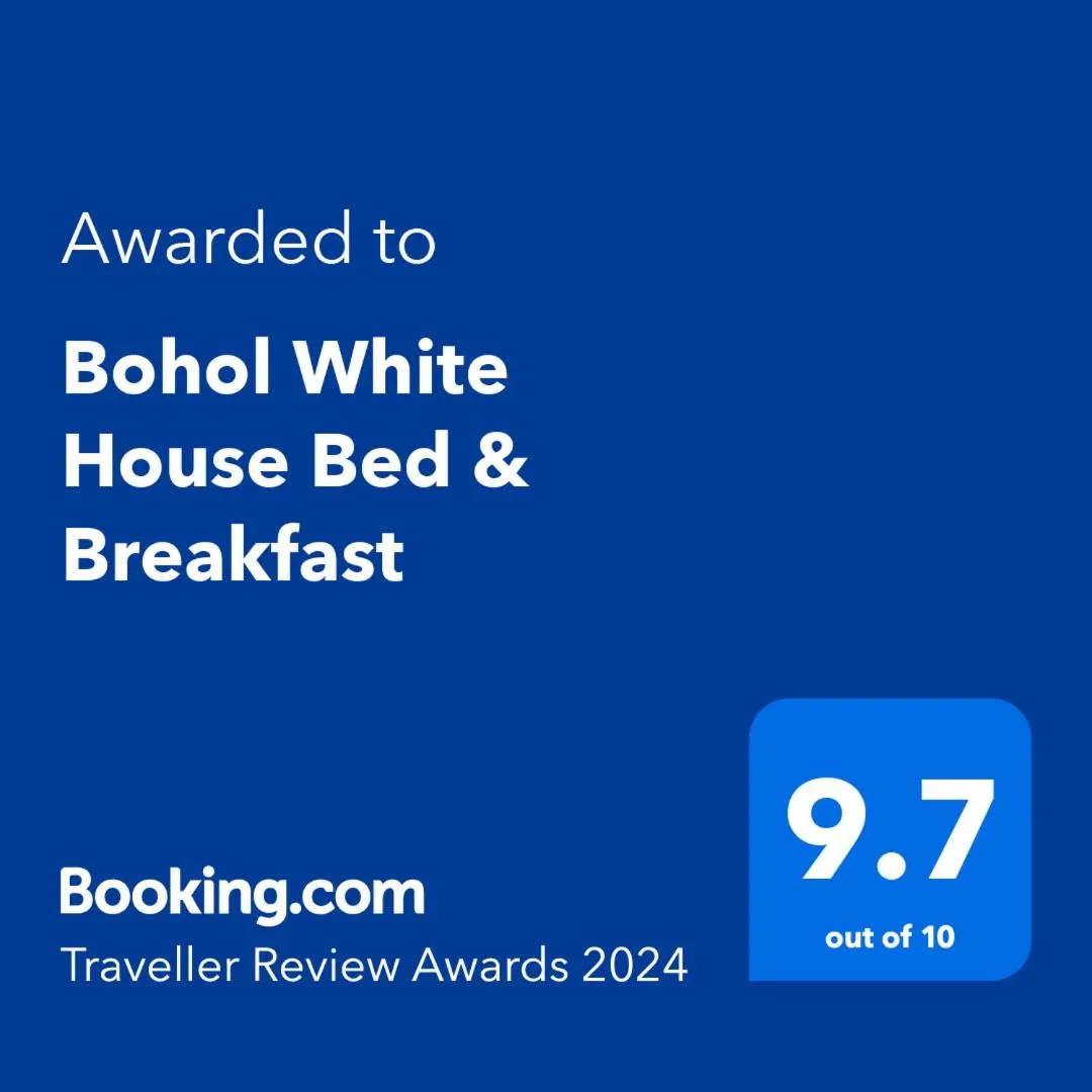 Certificate/Award in Bohol White House Bed & Breakfast