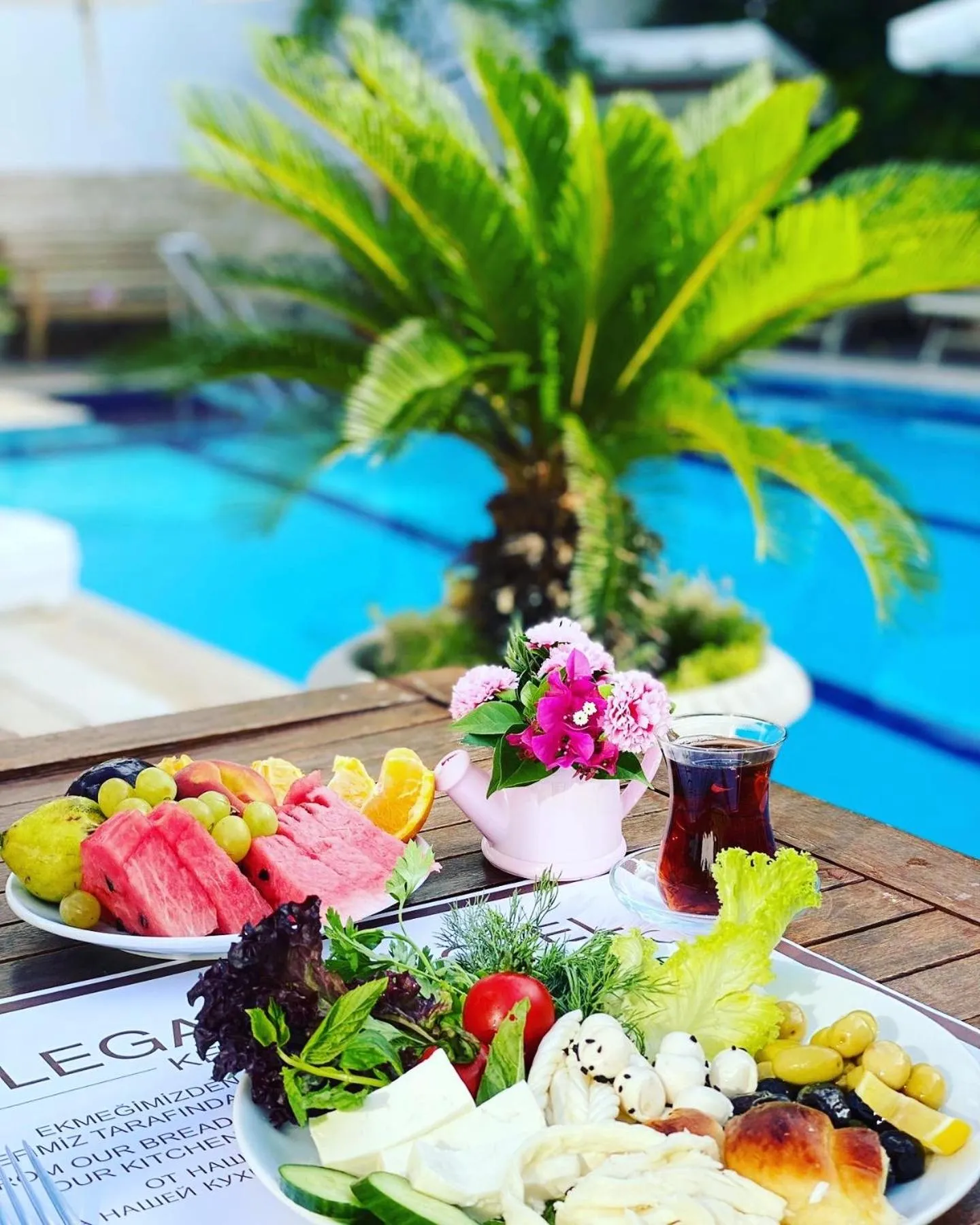 Pool view in Elegance Hotel Kemer