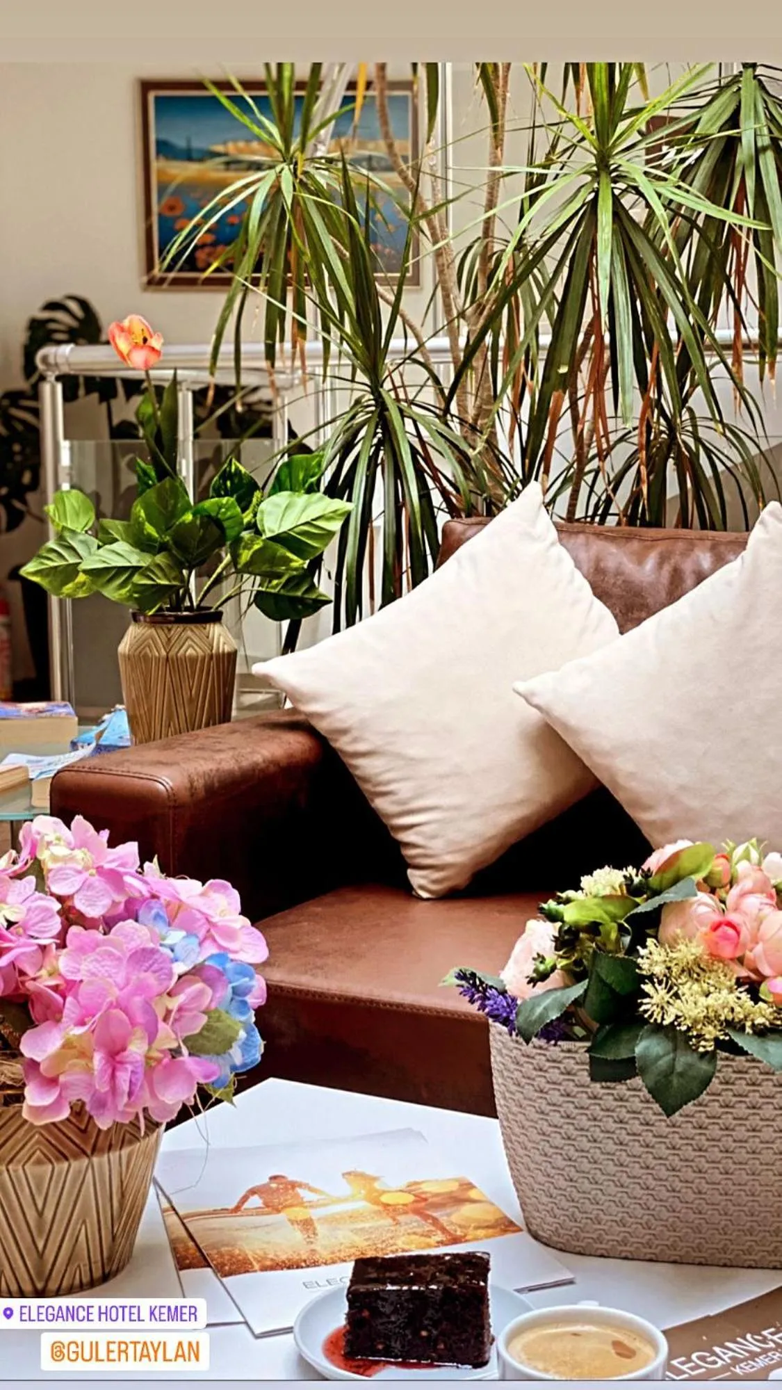 Living room in Elegance Hotel Kemer