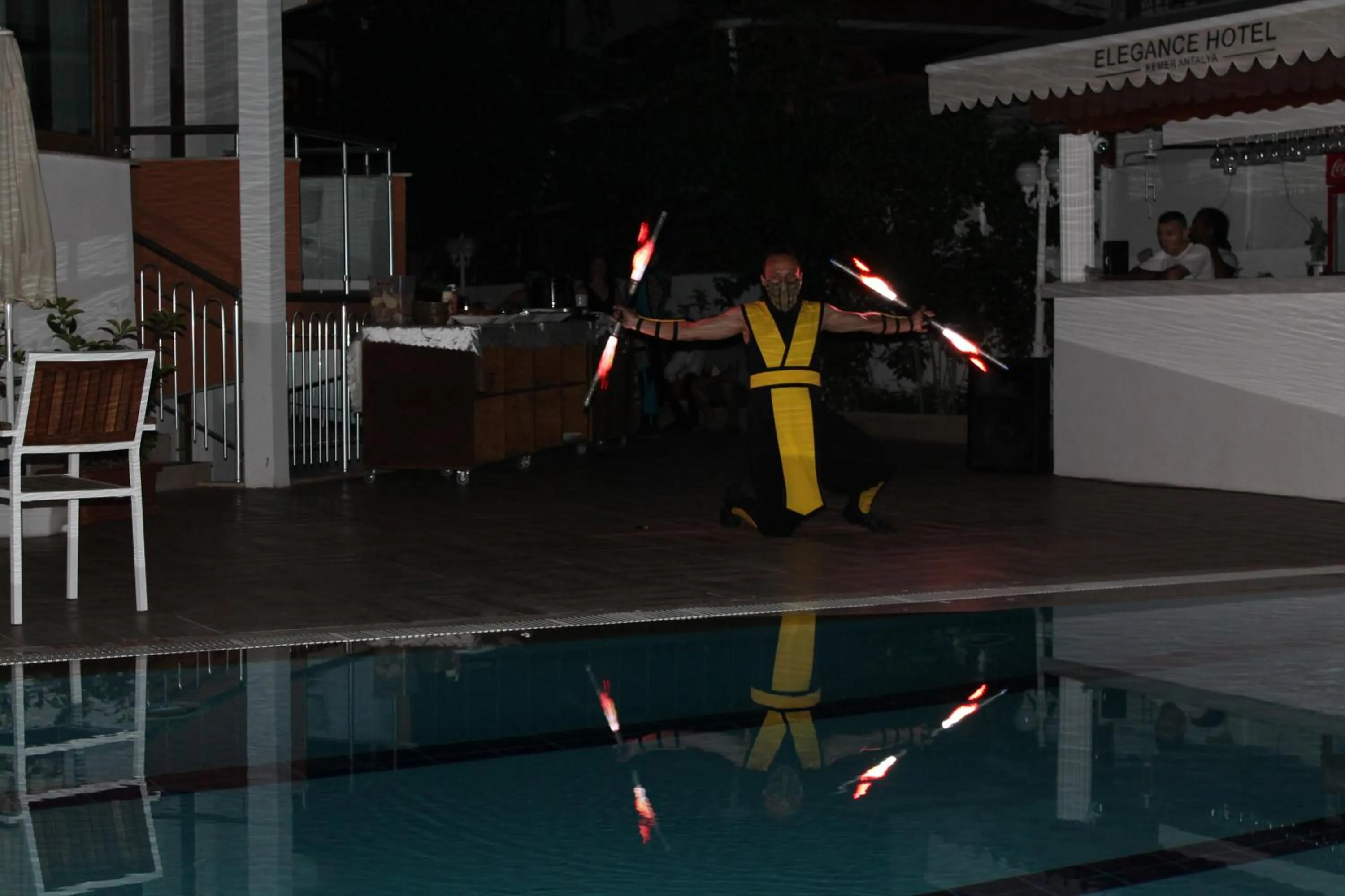 Evening entertainment in Elegance Hotel Kemer