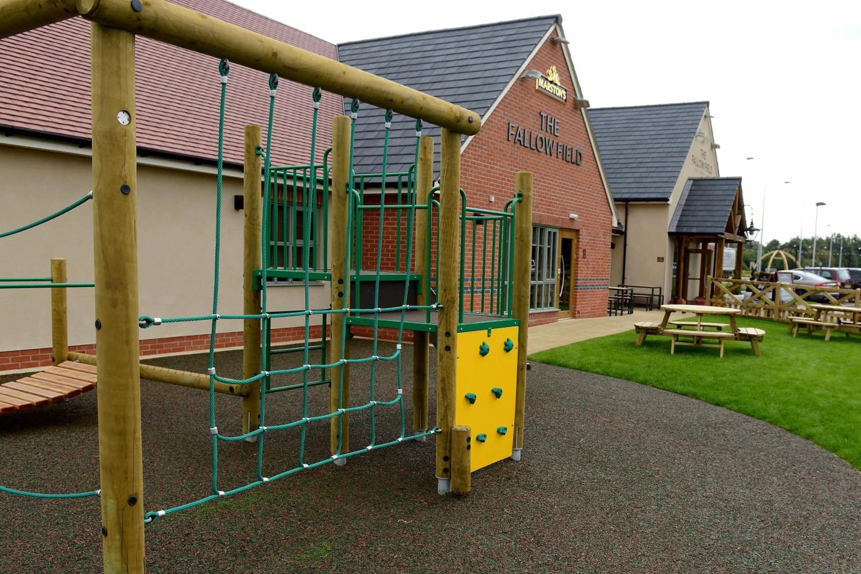 Children play ground in Fallow Field, Telford by Marston's Inns