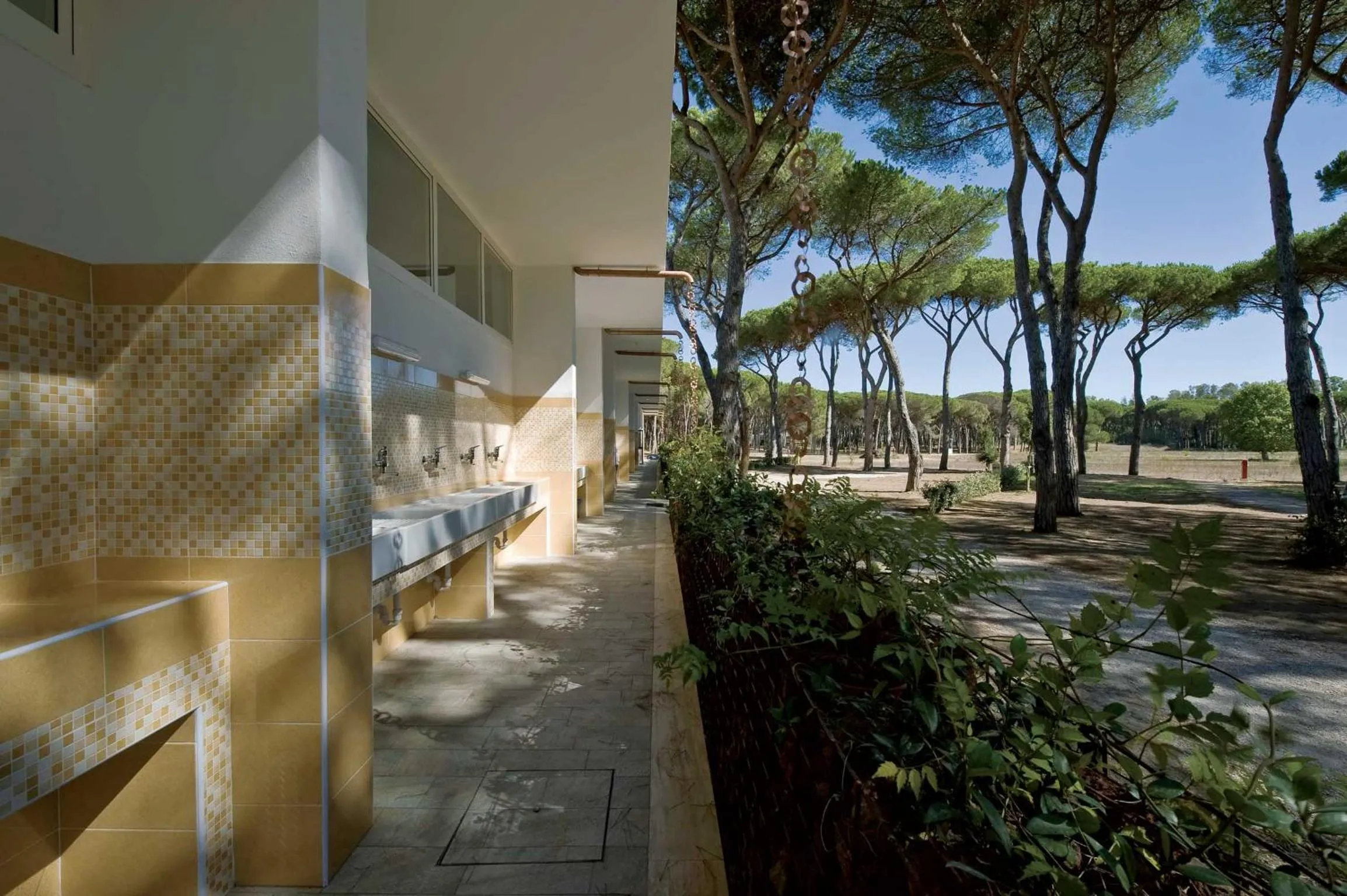 Shower in Camping Village Roma Capitol