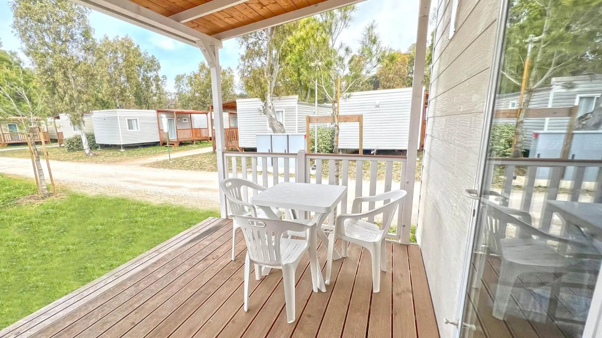 Patio in Camping Village Roma Capitol