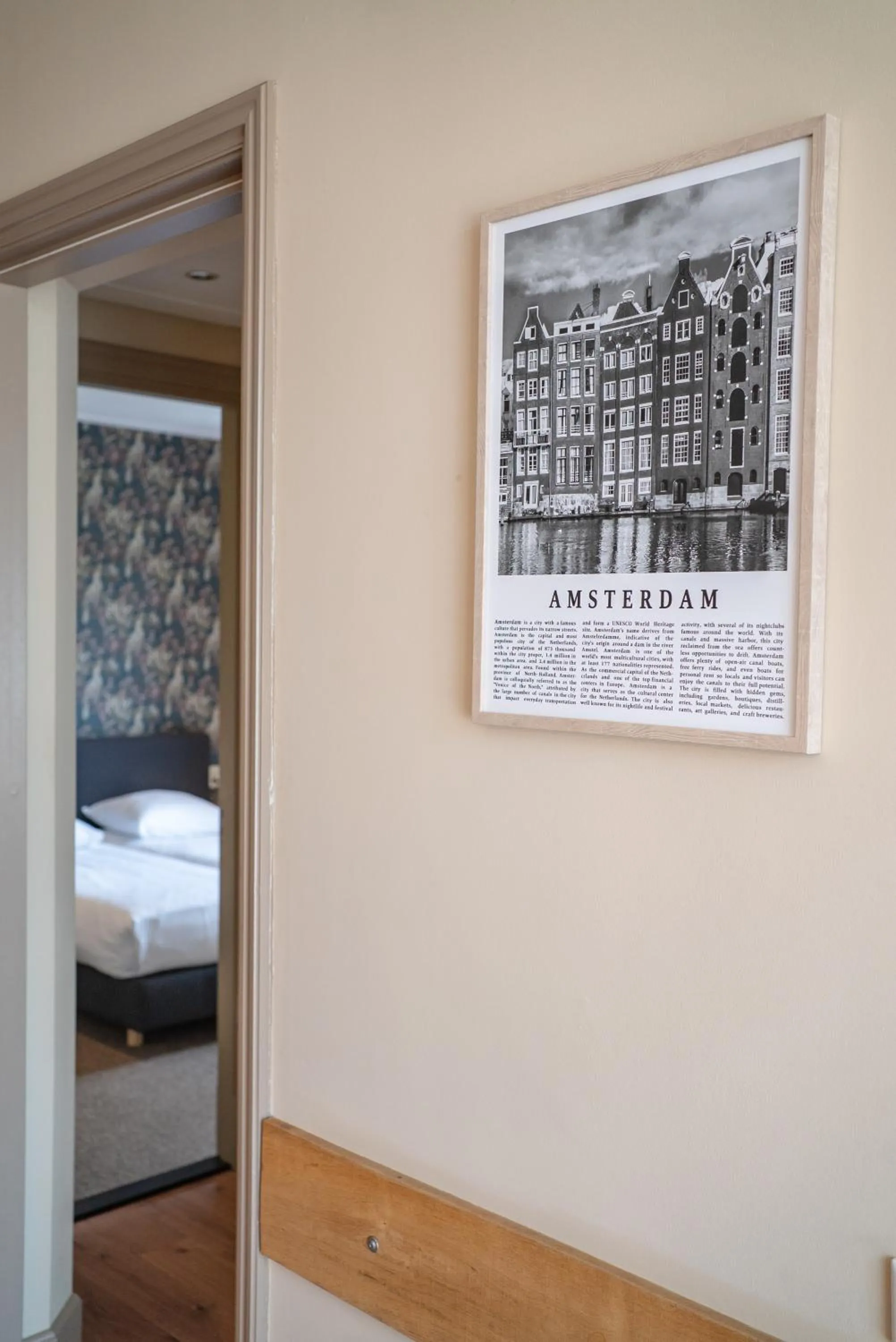 Bed in Hotel Beemster