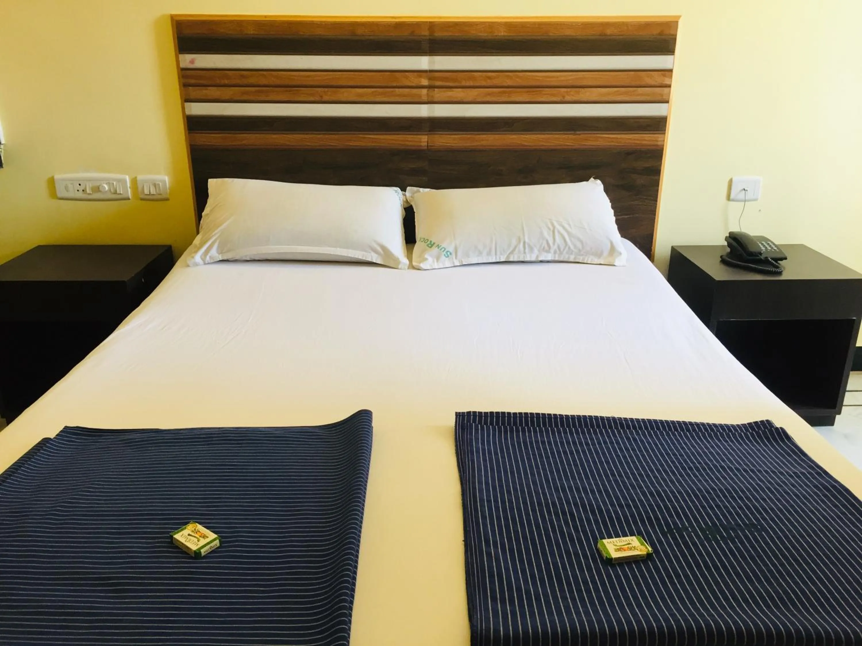 Bed in Hotel Sun Rock