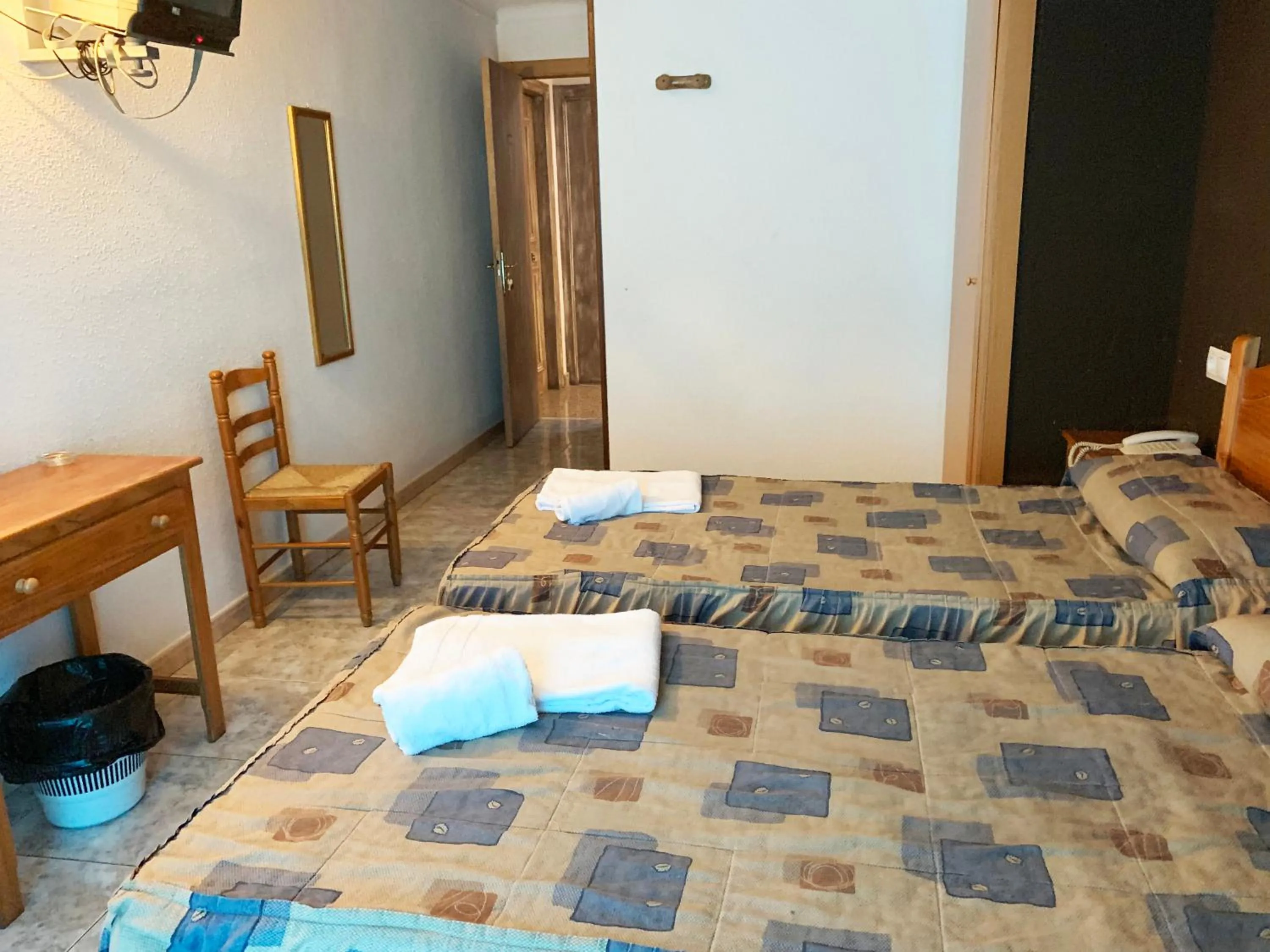 Bed in Hotel Barcelona