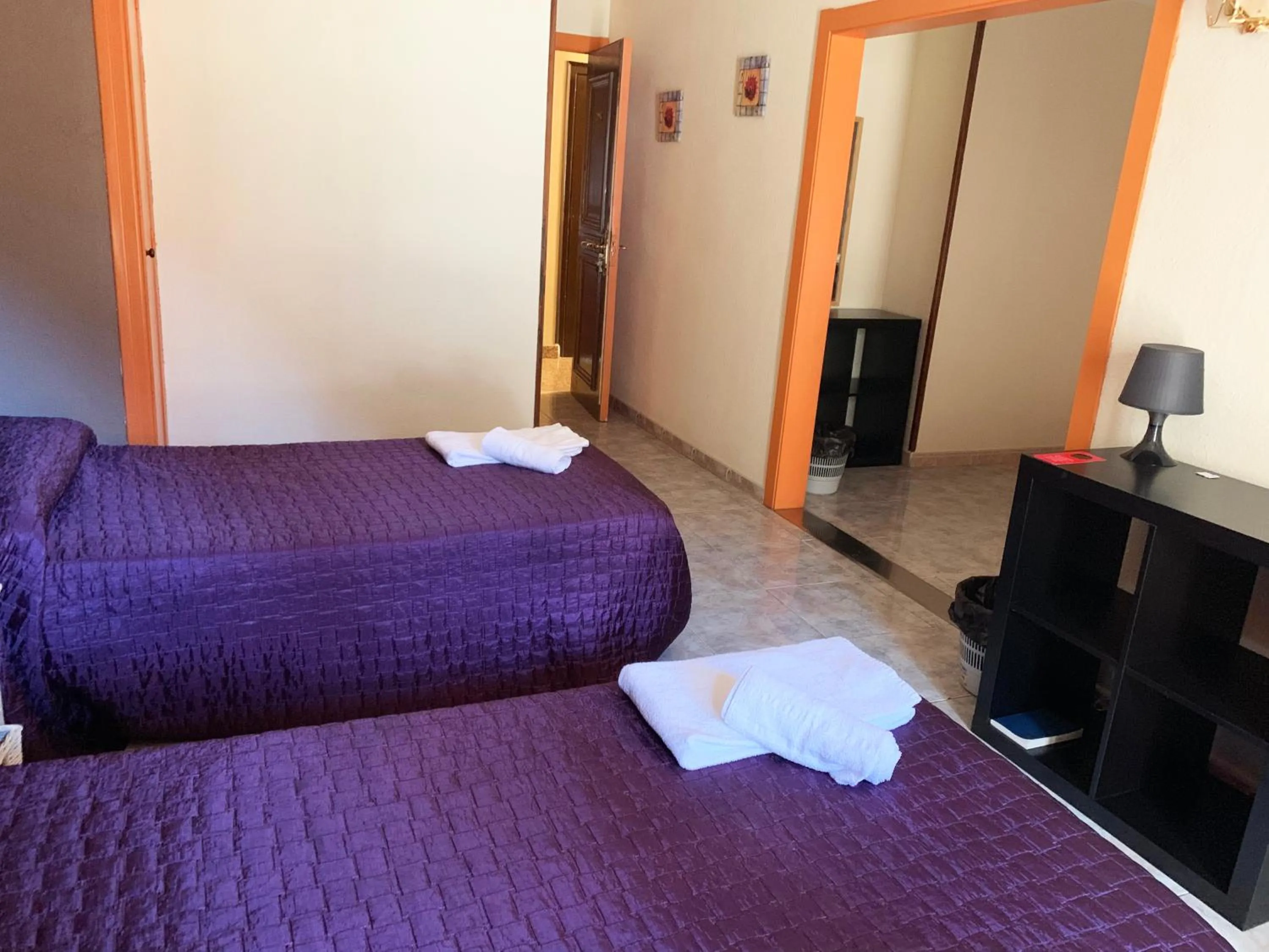 Bed in Hotel Barcelona