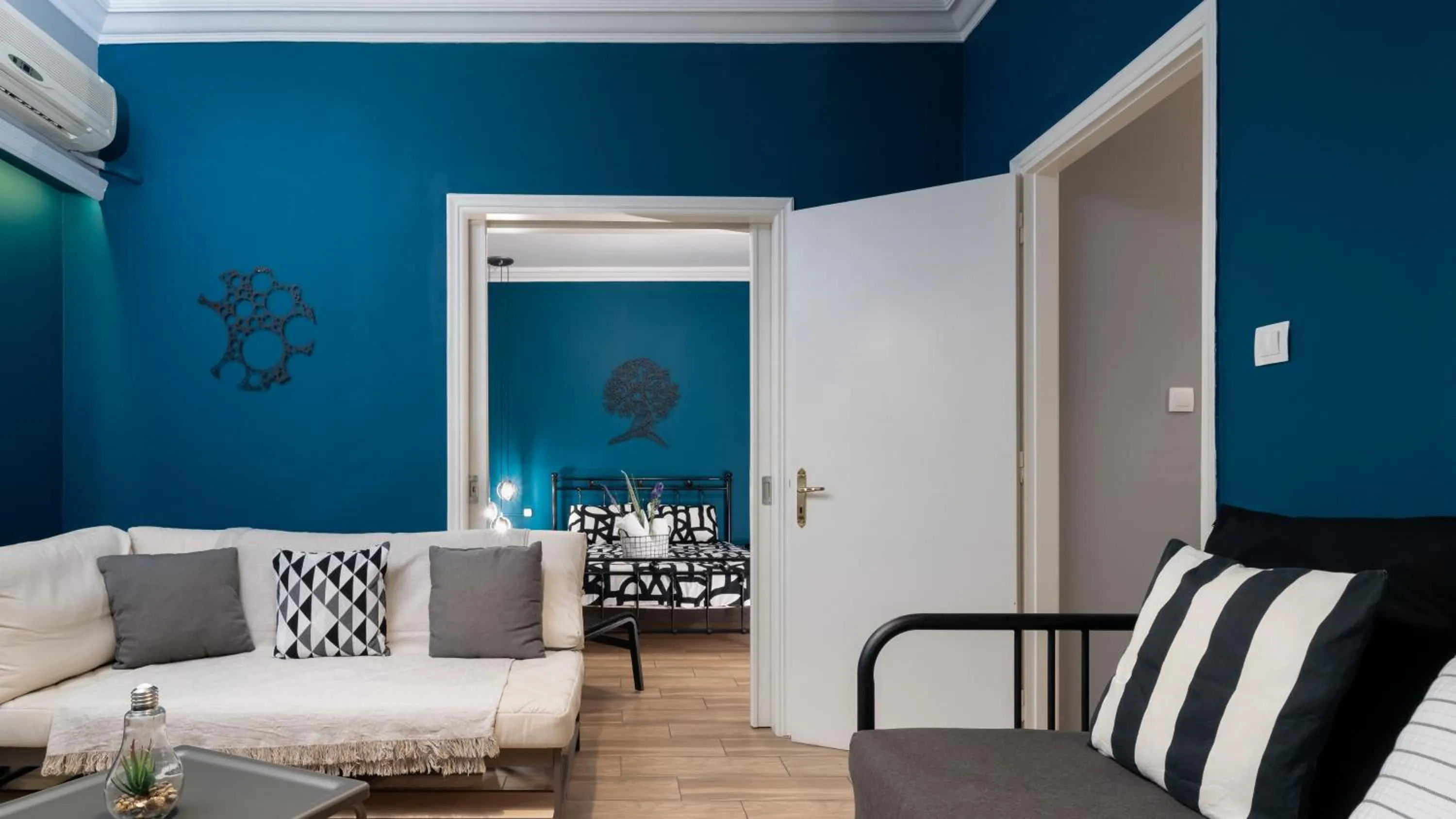 Living room in Apartment at the foothills of Acropolis