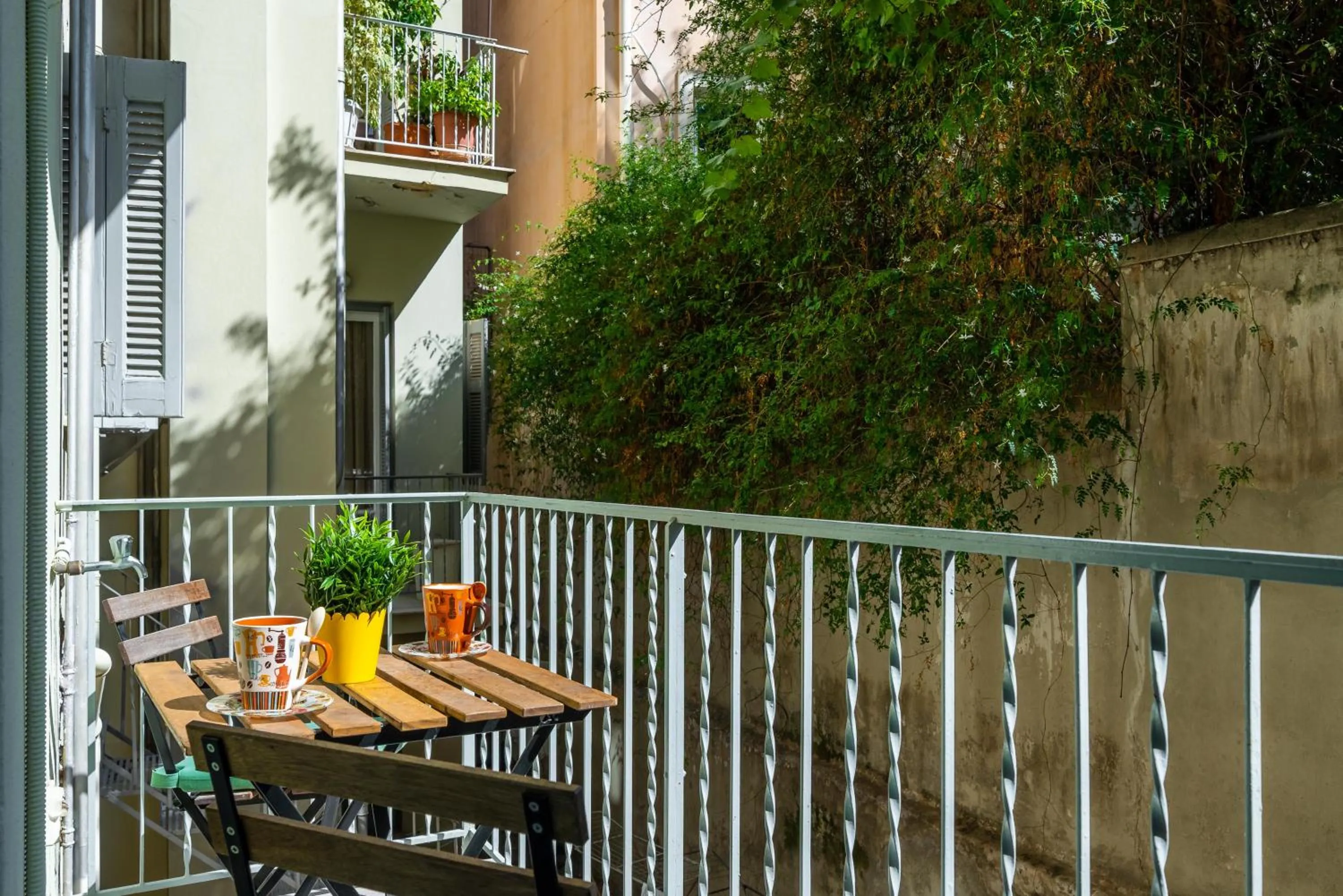 Balcony/Terrace in Apartment at the foothills of Acropolis