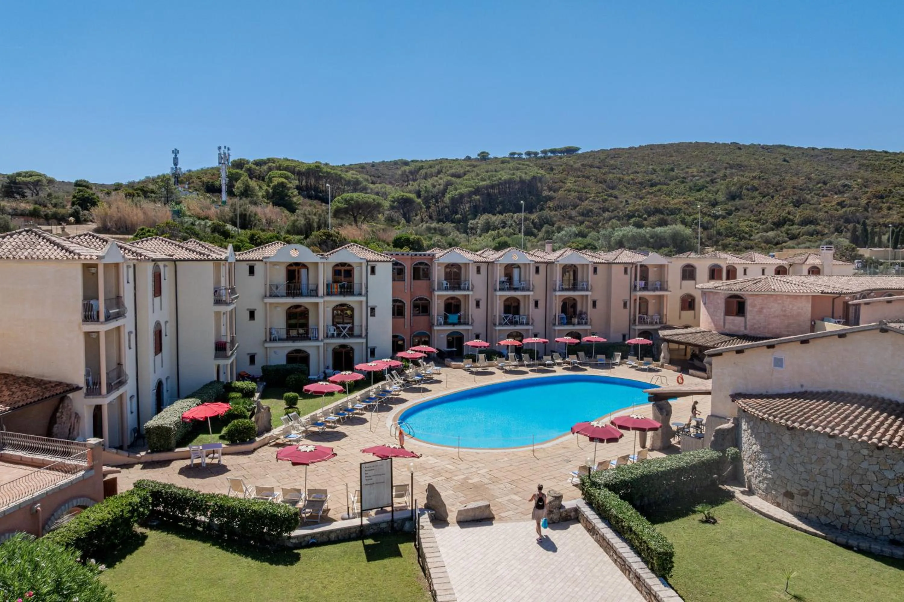 Pool view in Club Esse Posada