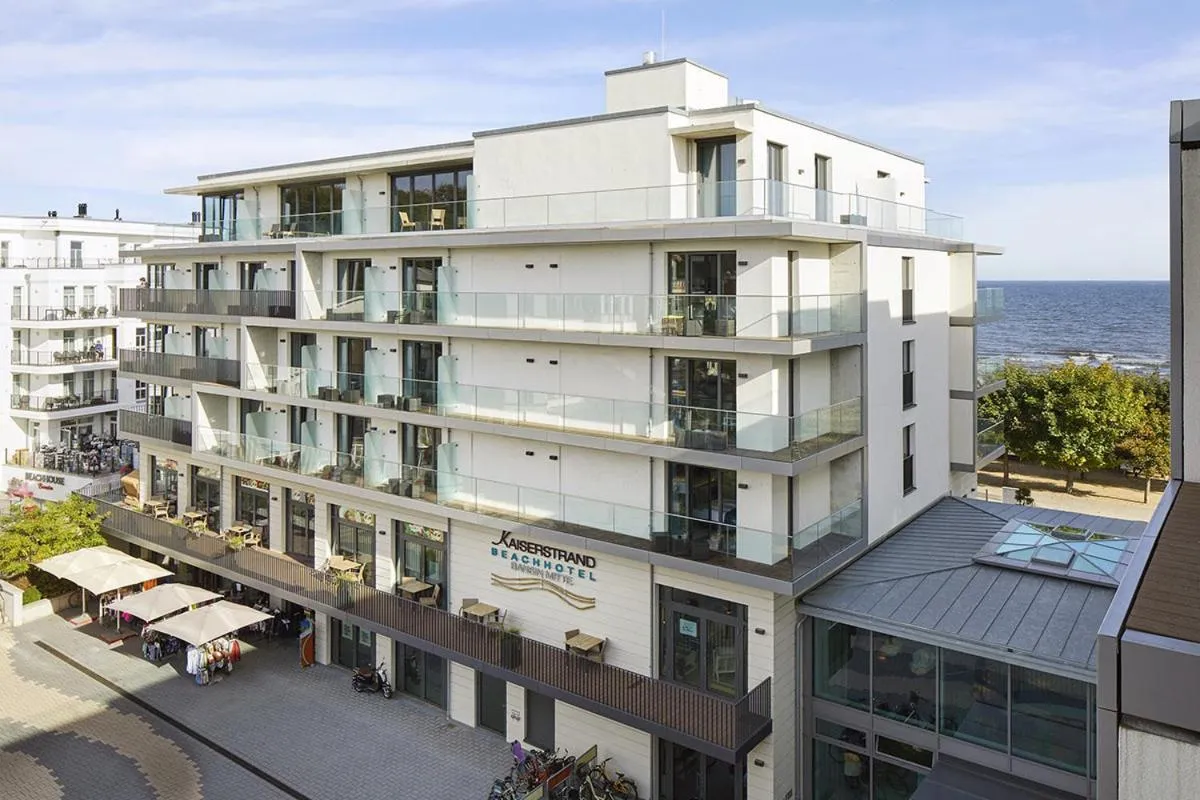 Property building in SEETELHOTEL Kaiserstrand Beachhotel das Lifestyle-Hotel direkt am Strand