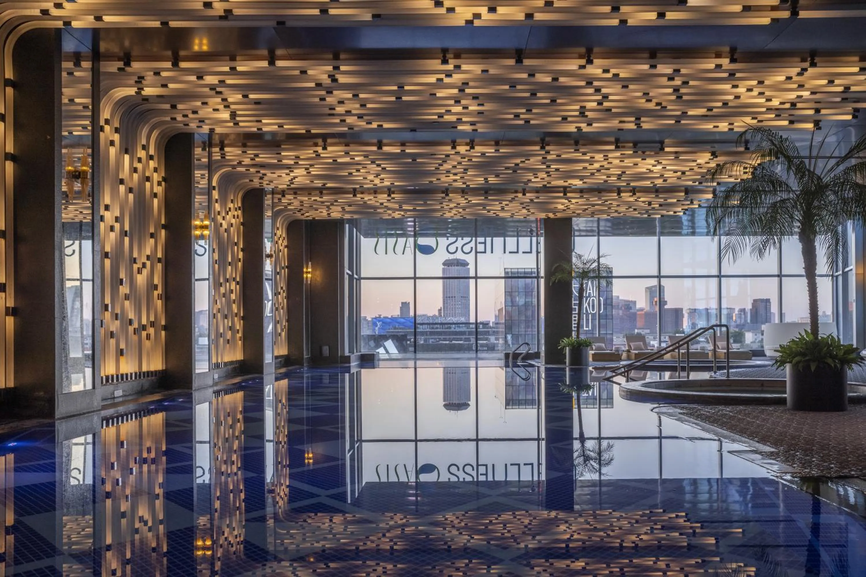 Swimming pool in InterContinental Beijing Sanlitun by IHG