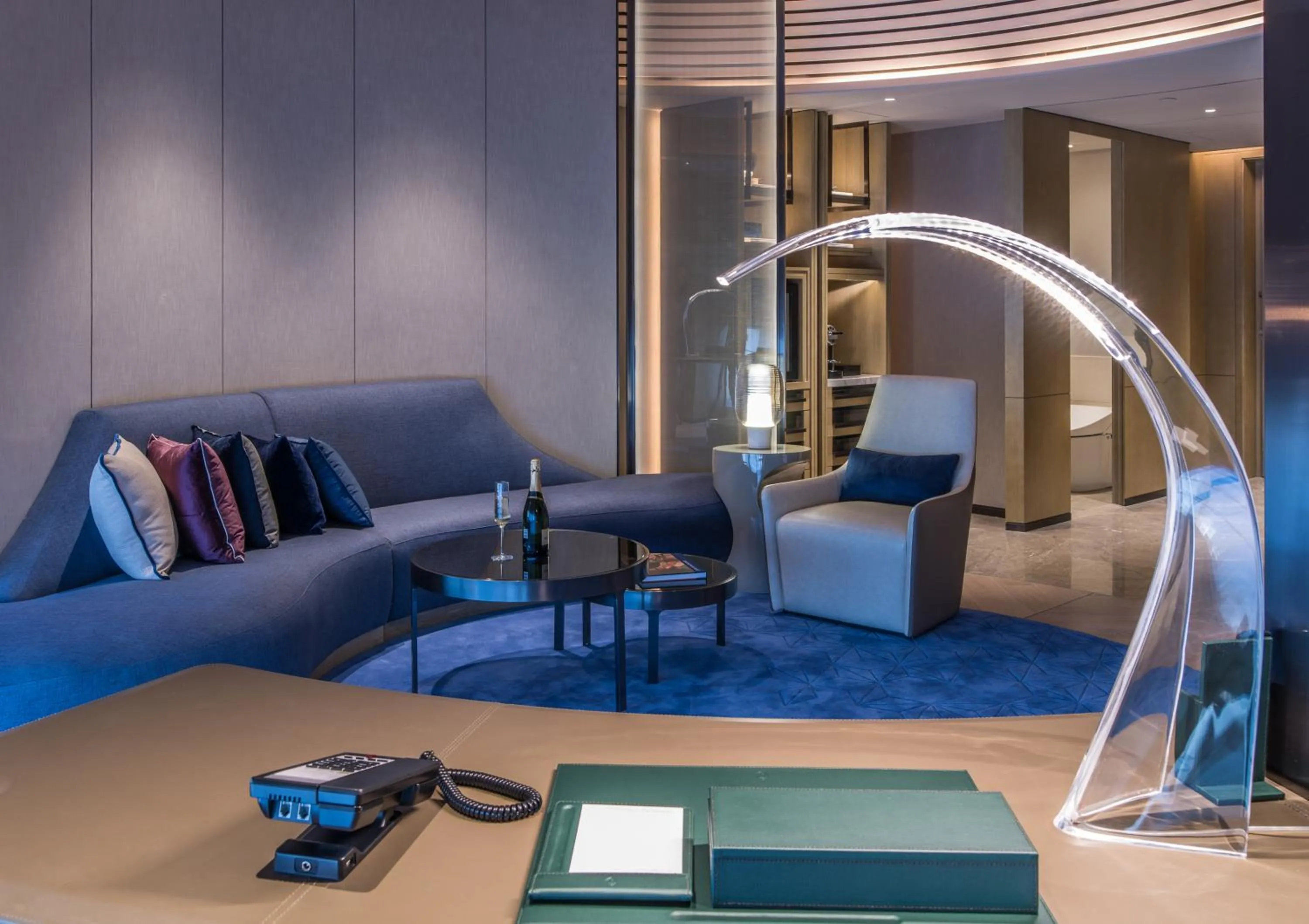 Living room in InterContinental Beijing Sanlitun by IHG