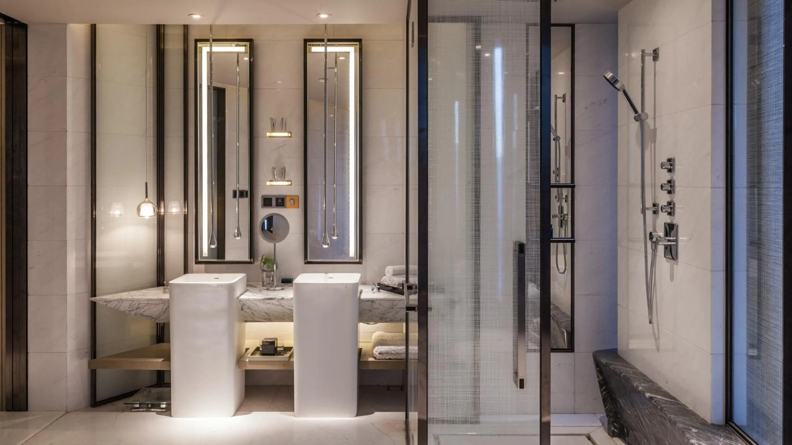 Bathroom in InterContinental Beijing Sanlitun by IHG