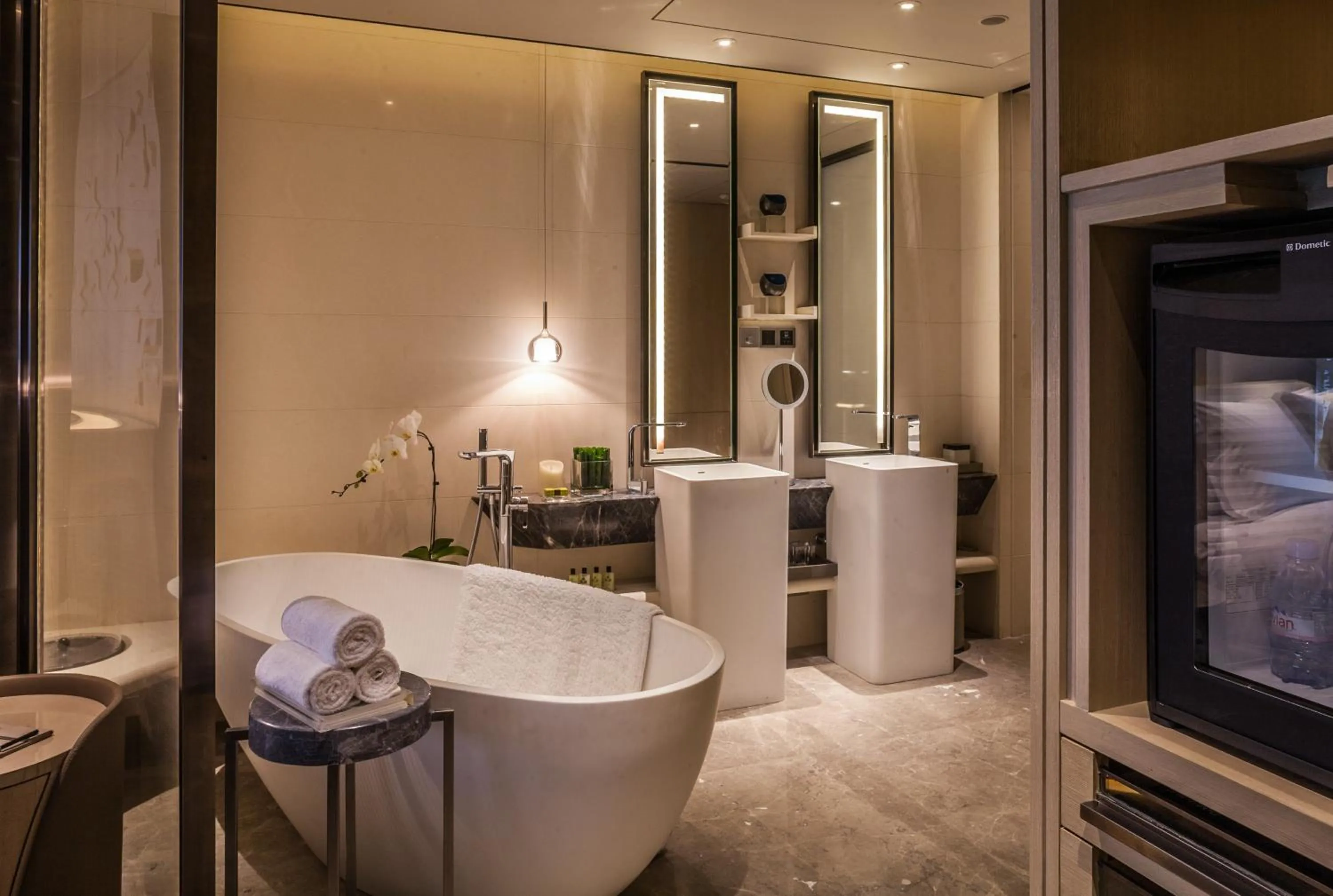 Bathroom in InterContinental Beijing Sanlitun by IHG