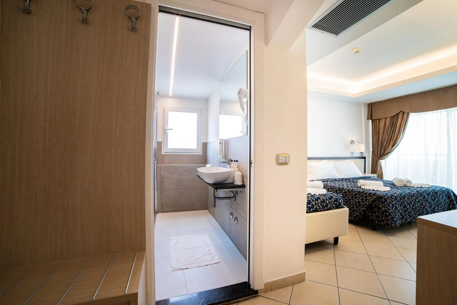 Bed in Hotel Ambasciatori