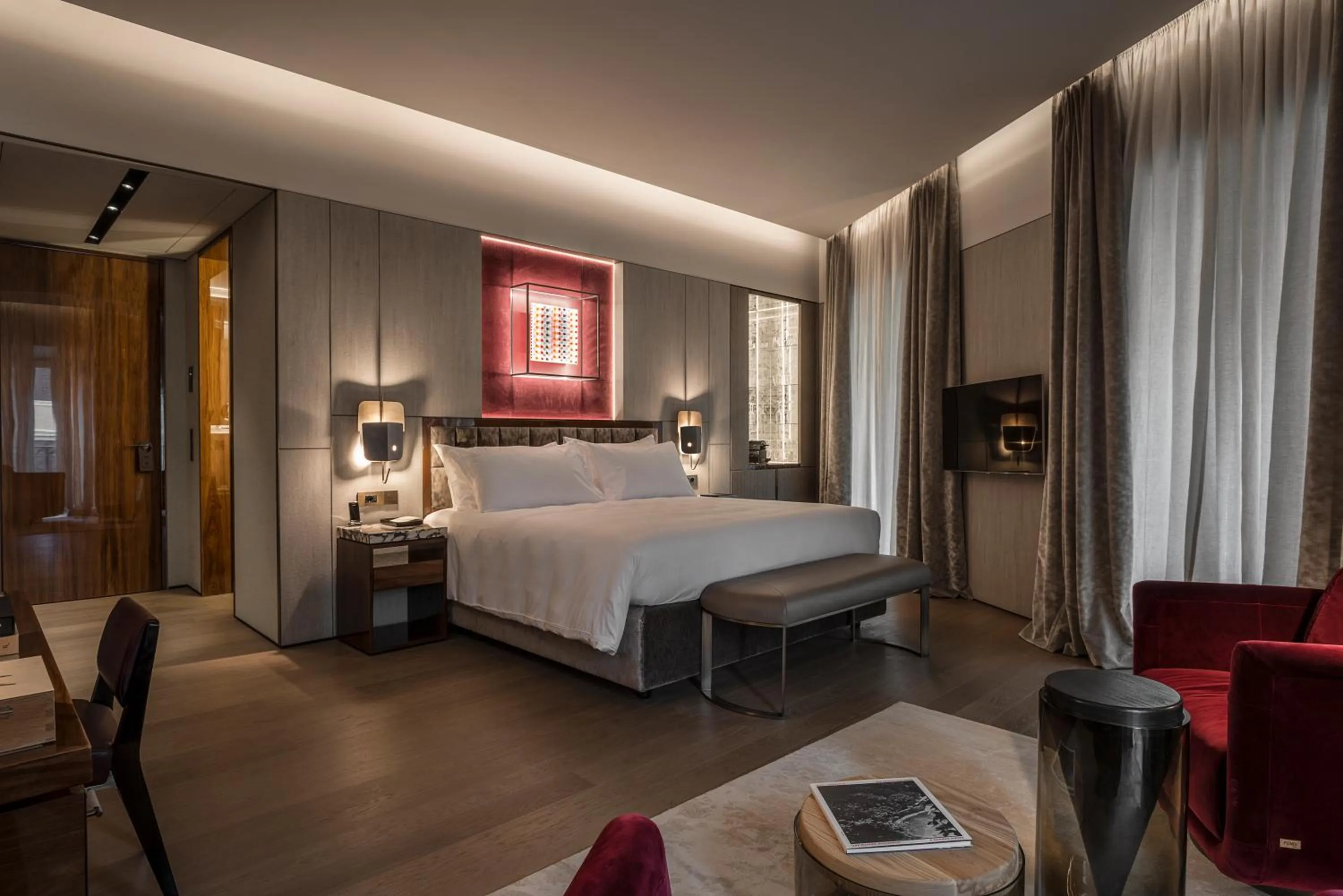 Bedroom, Bed in Fendi Private Suites - Small Luxury Hotels of the World