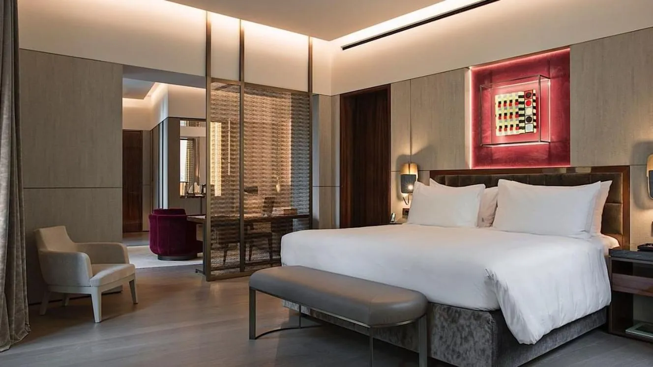 Bedroom, Bed in Fendi Private Suites - Small Luxury Hotels of the World