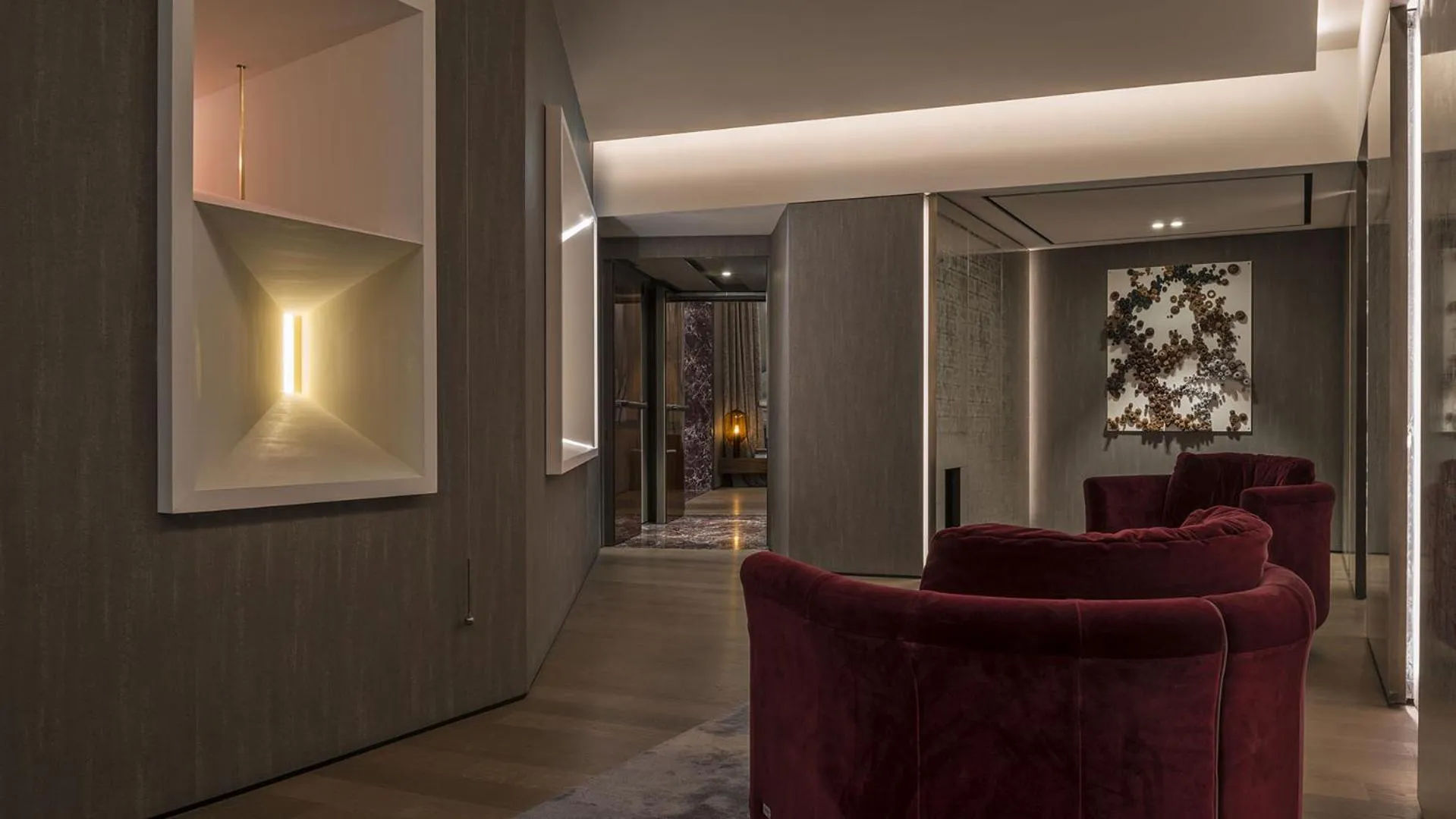 Lobby or reception in Fendi Private Suites - Small Luxury Hotels of the World