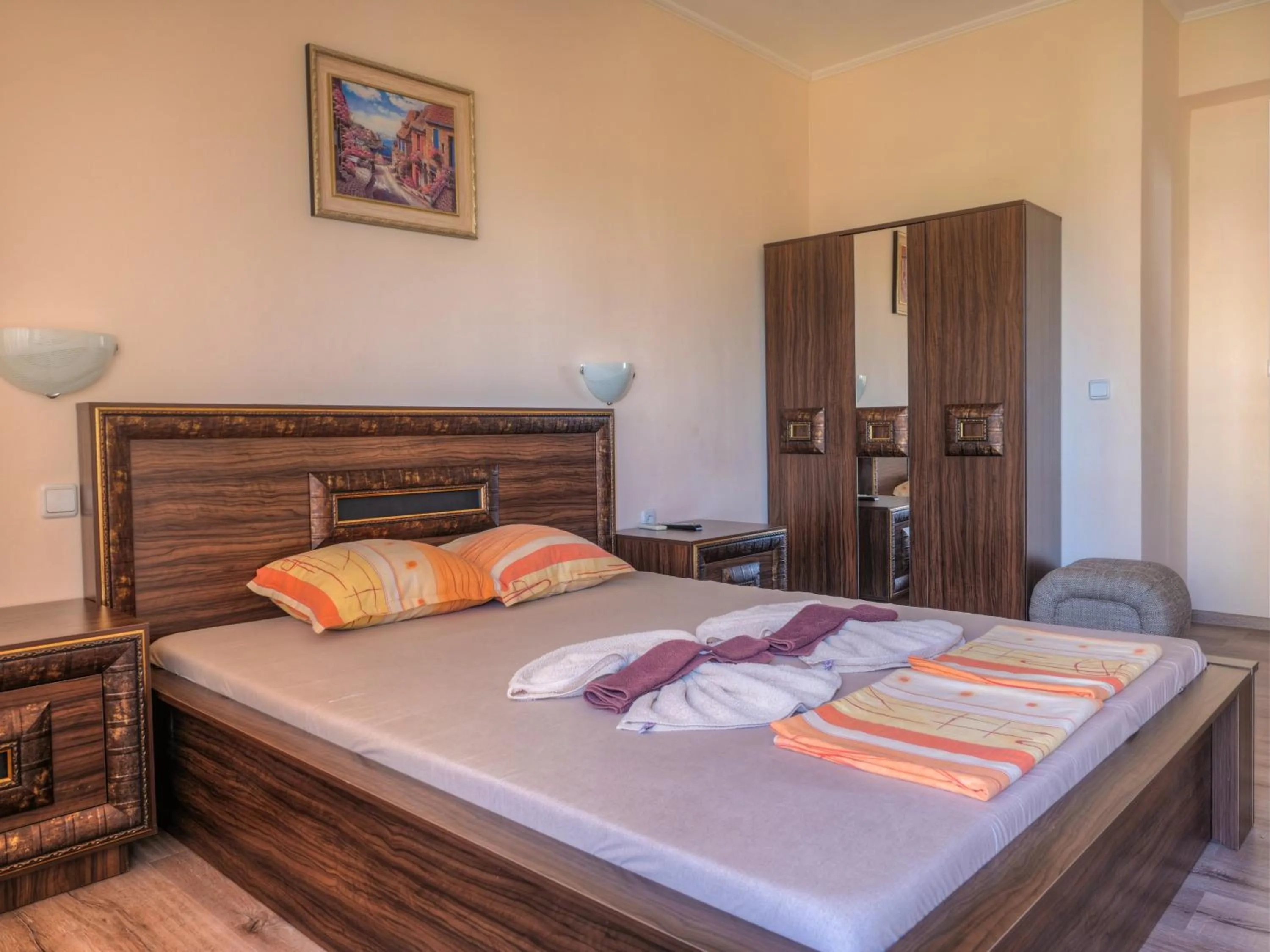 Bedroom, Bed in Hotel Fantasy Beach