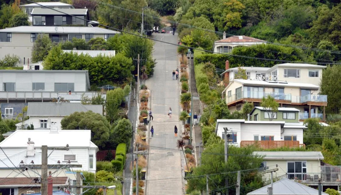 Hiking in Sleep on the Steepest Street in the World!