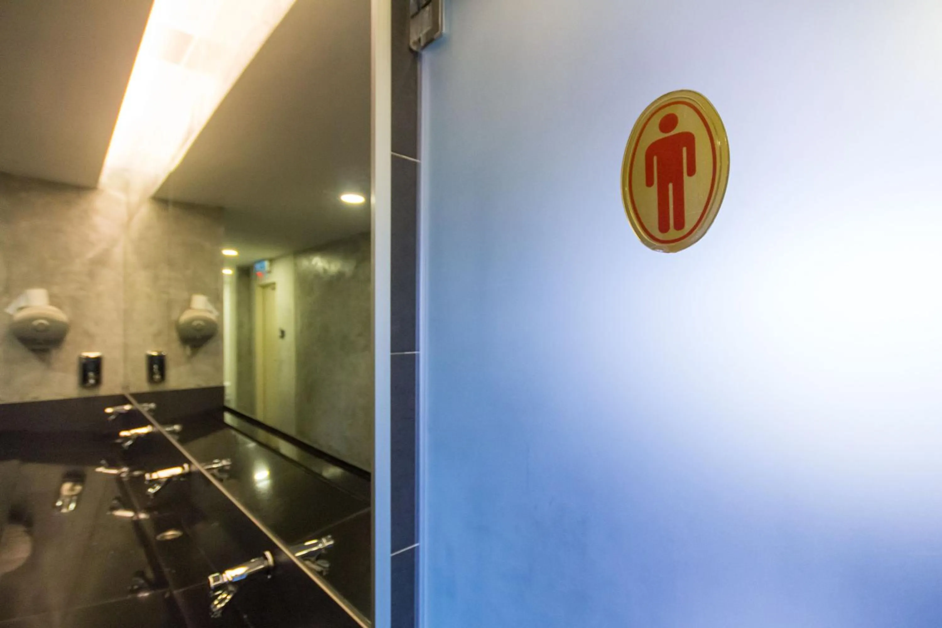 Bathroom in M Qube Hotel