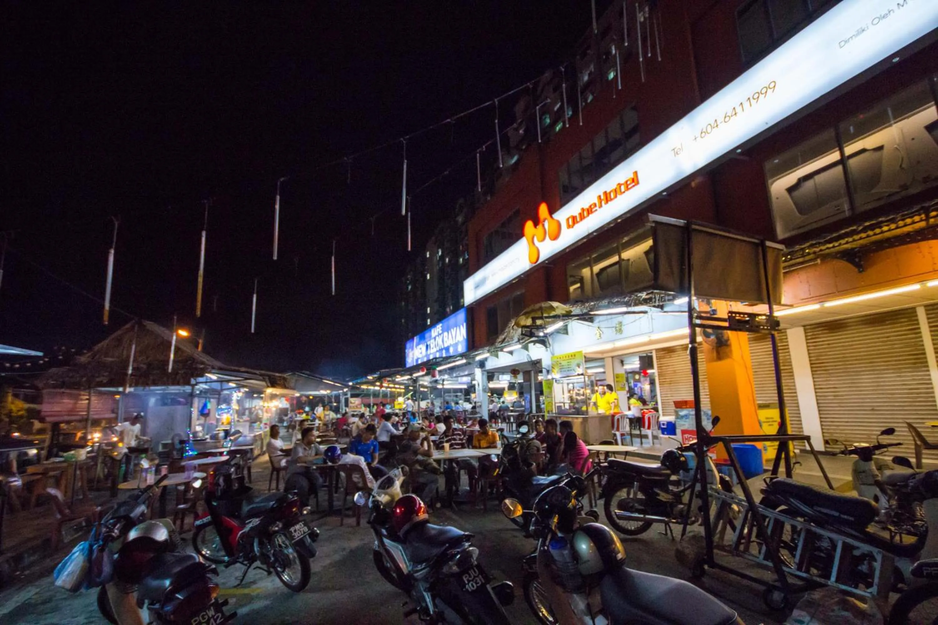 Off site in M Qube Hotel